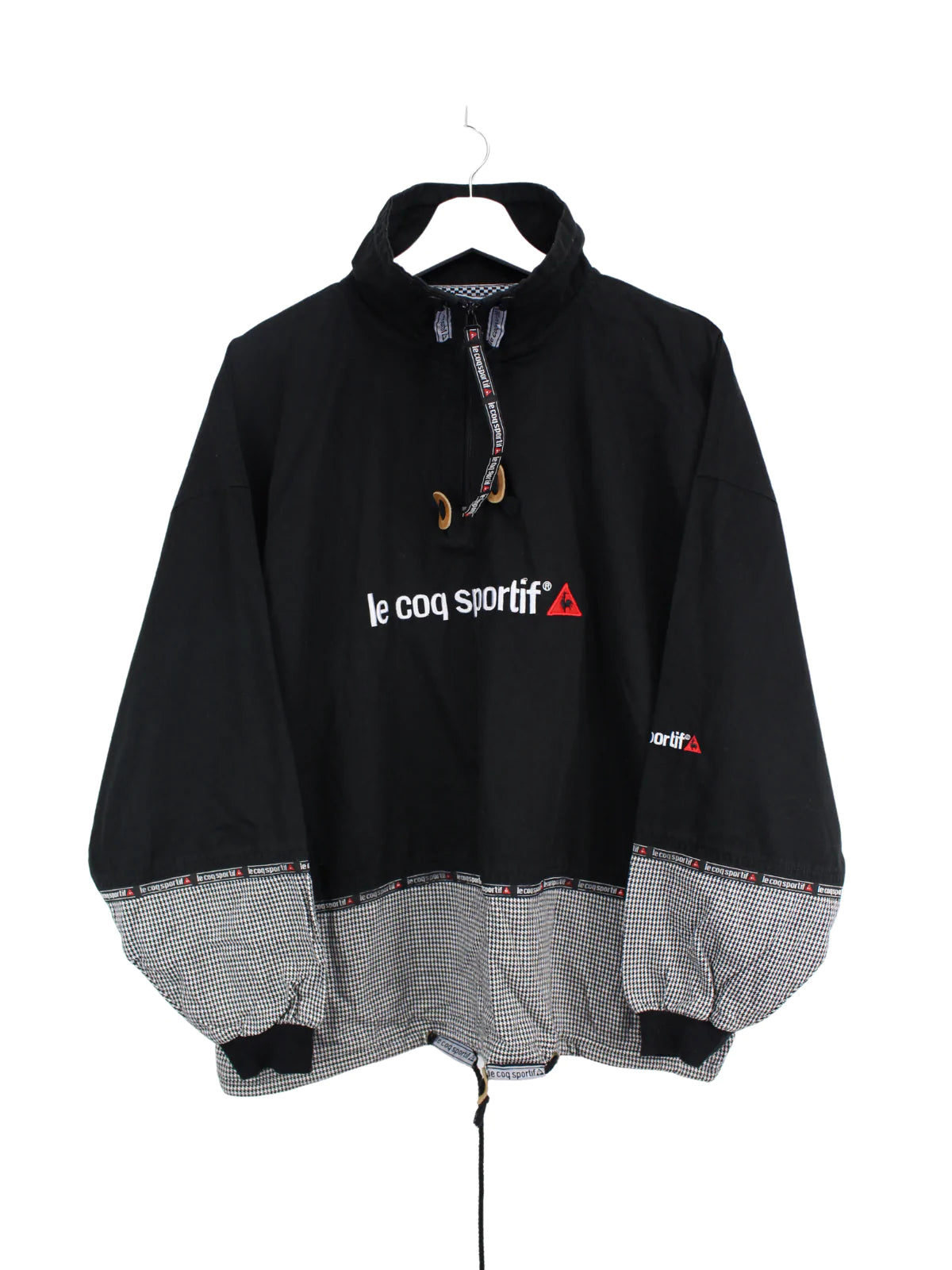 Le Coq Sportif Windbreaker Black Grey S Peeces