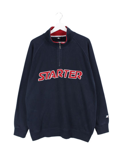 Starter Spellout Zip Sweater Schwarz XL