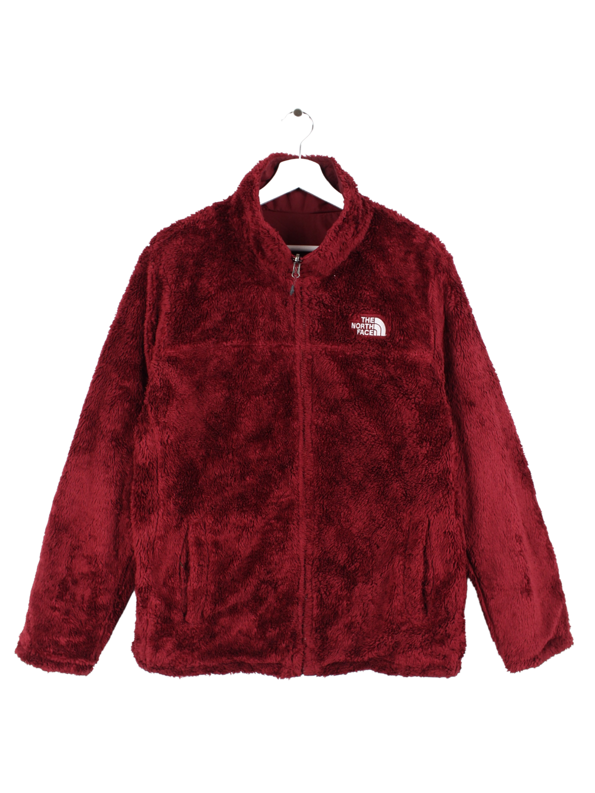 Ladies red north face on sale jacket