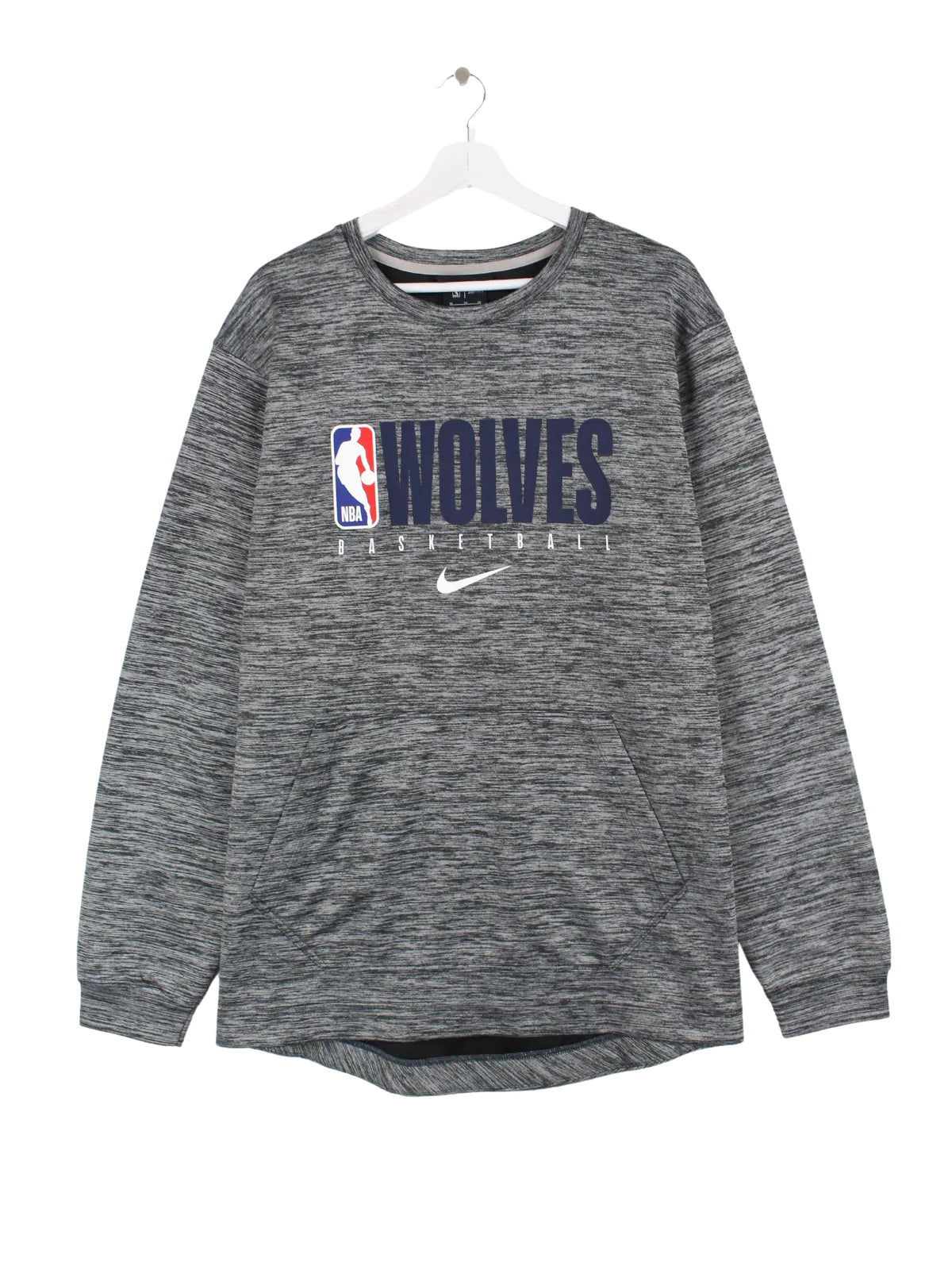 Nike Wolves Center Swoosh Sweater Grau XXL