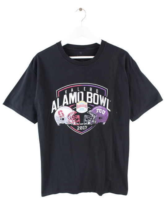Alamo Bowl Print T-Shirt Schwarz L