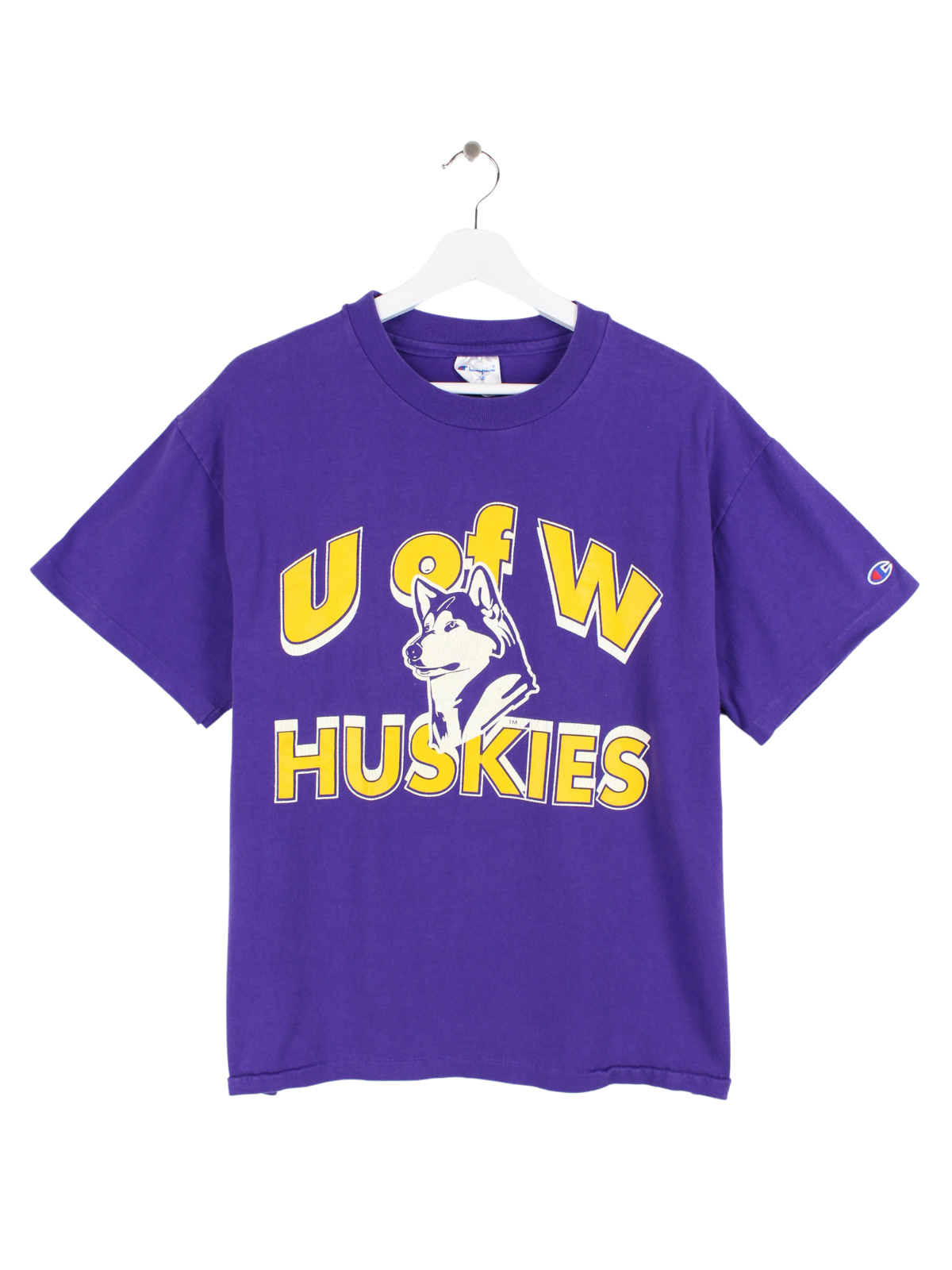 Champion Huskies Print T-Shirt Lila L