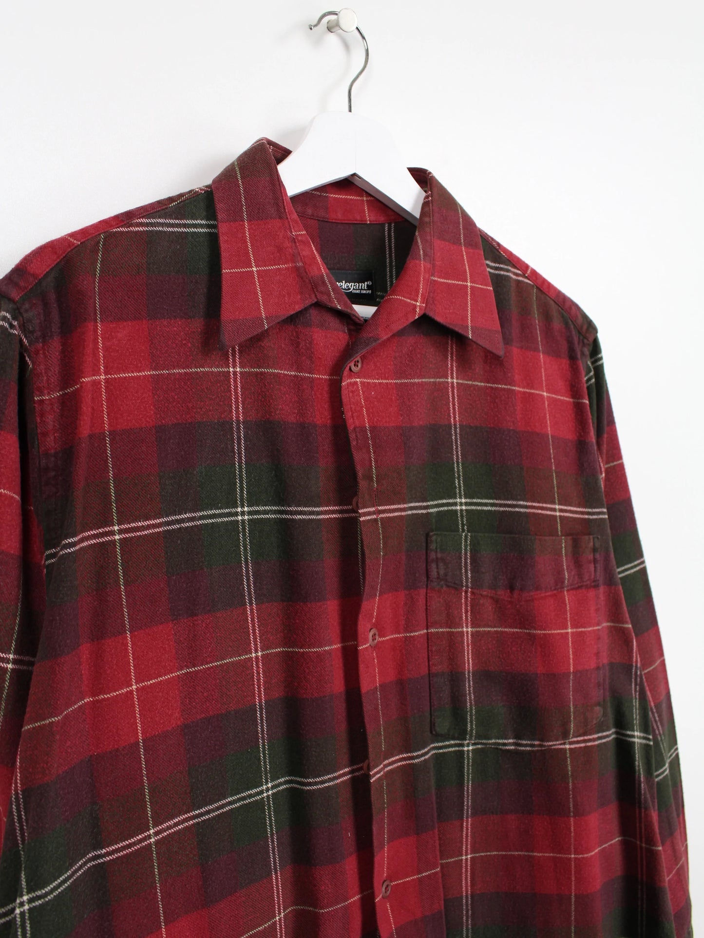 Walbusch Flannel Shirt Red L