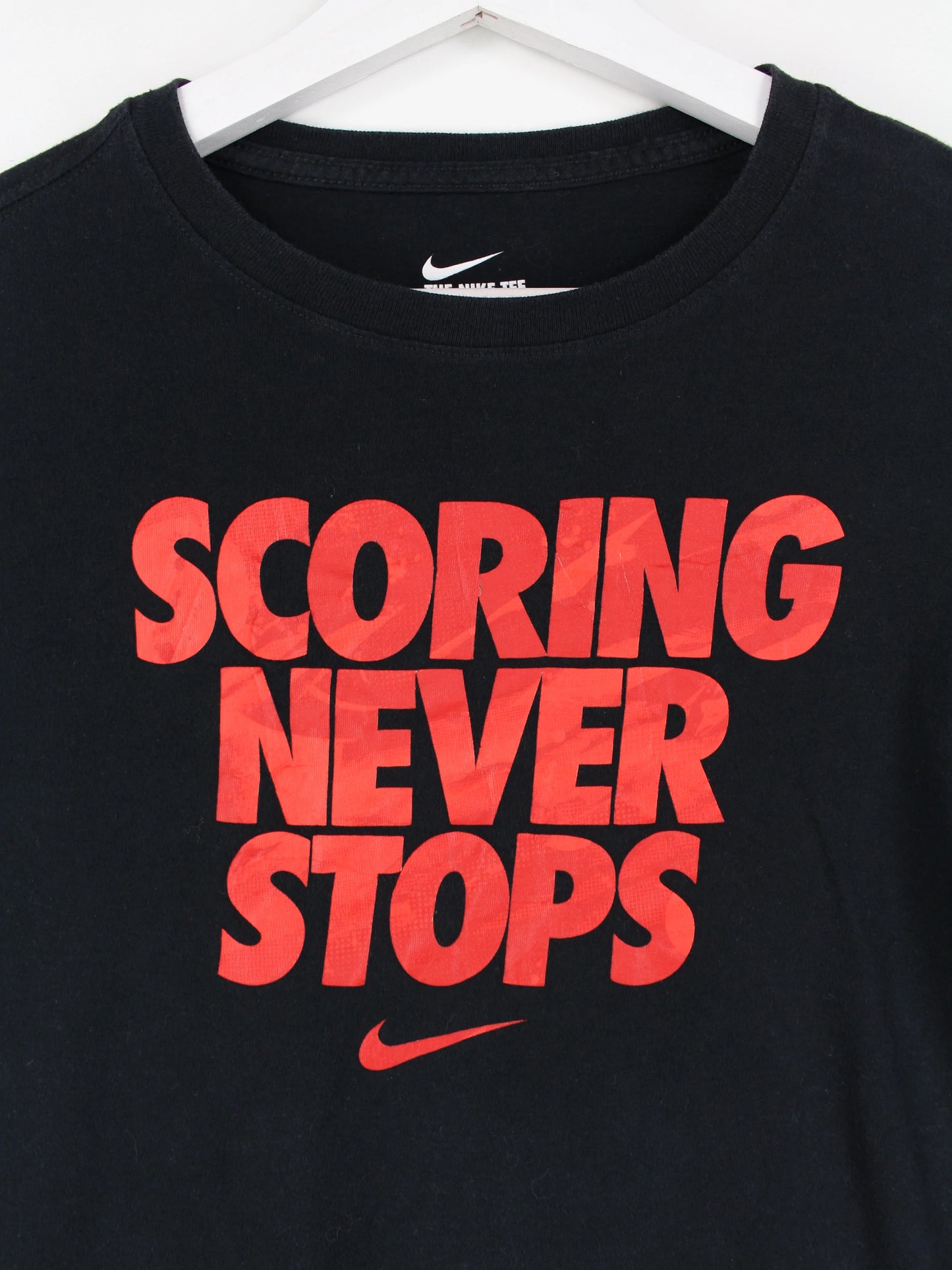 Nike Damen Print T-Shirt Schwarz L