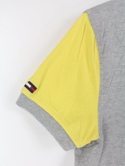 Tommy Hilfiger Poloshirt Grau / Gelb S