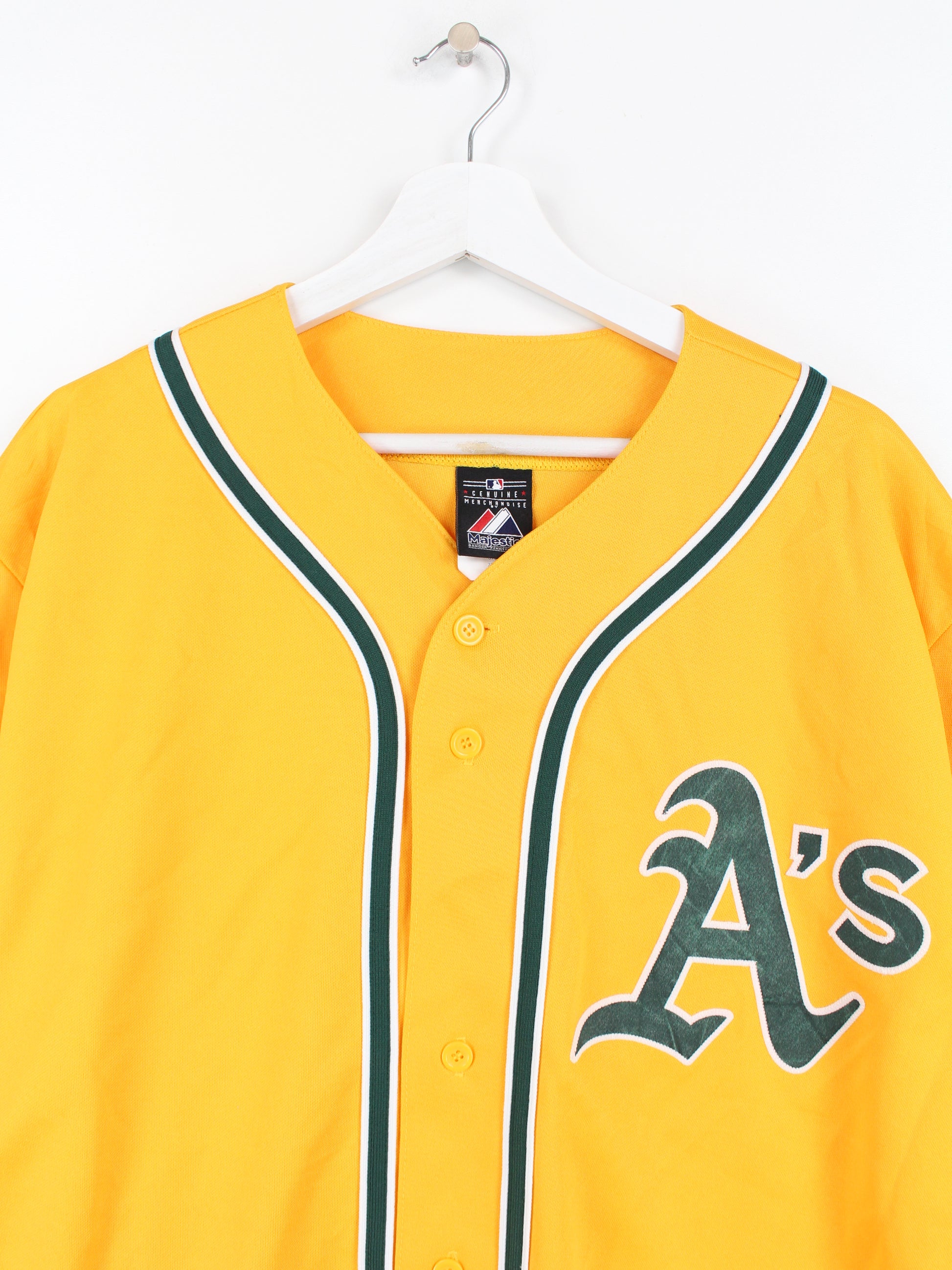 MLB Oakland Athletics Jersey Yellow XL – Peeces