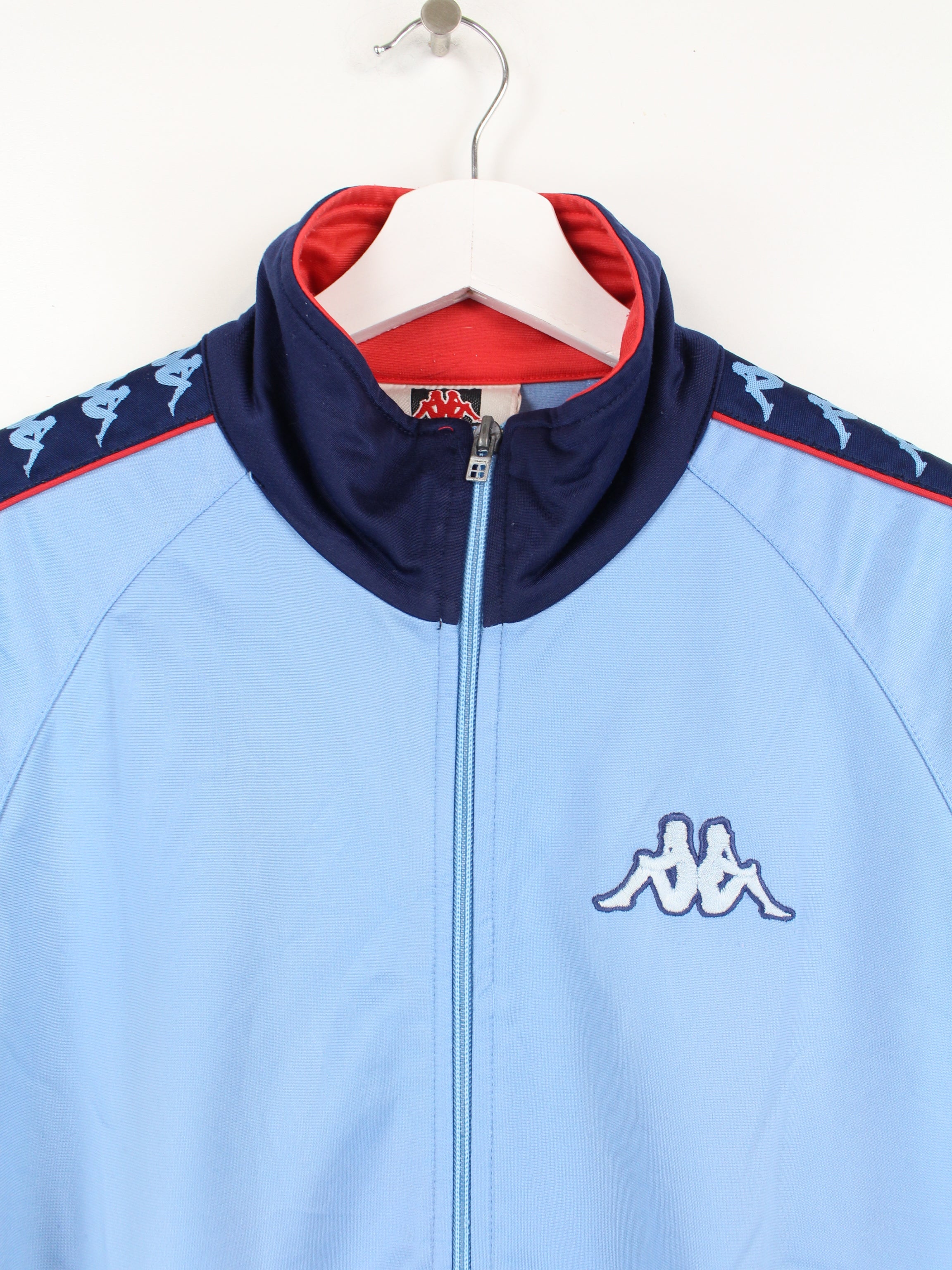 Blue kappa track on sale jacket