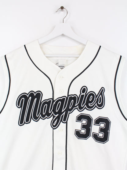 Magpies Nr. 33 Jersey Weiß XL