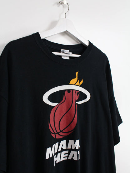 Miami Heat Print T-Shirt Schwarz XL