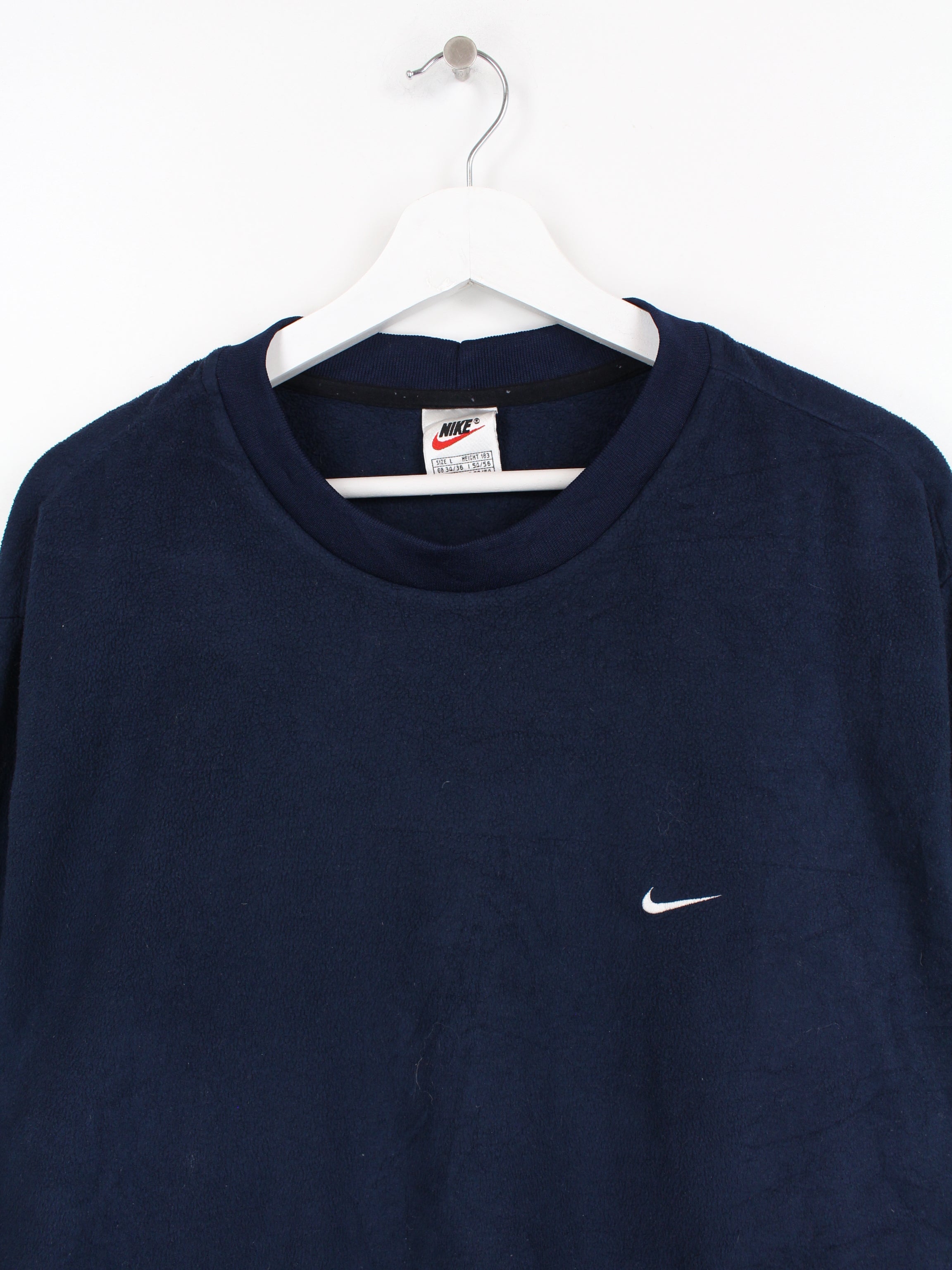nike vintage sweater blue