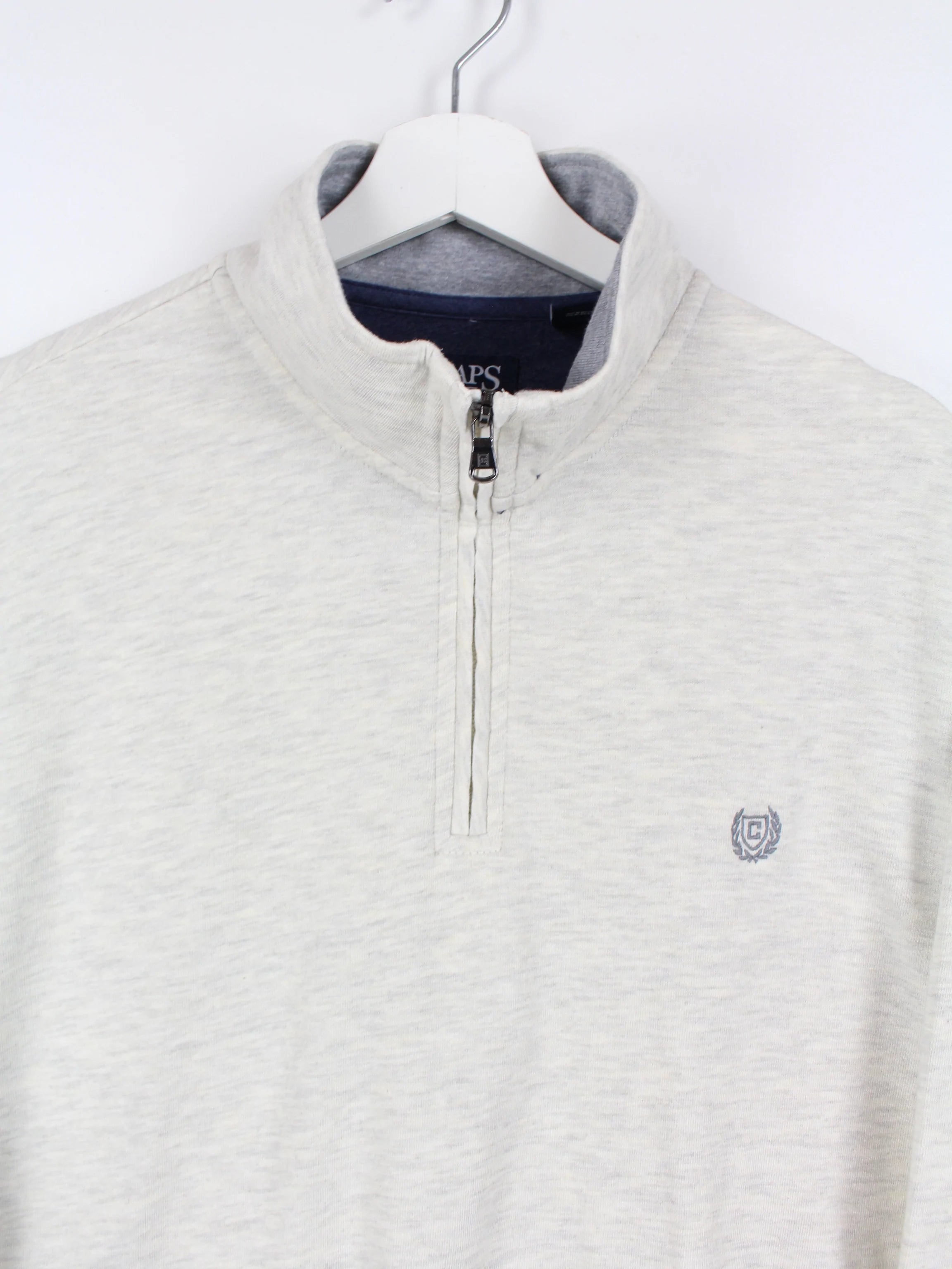 Ralph Lauren Chaps Half Zip Sweater Gray XXL Peeces