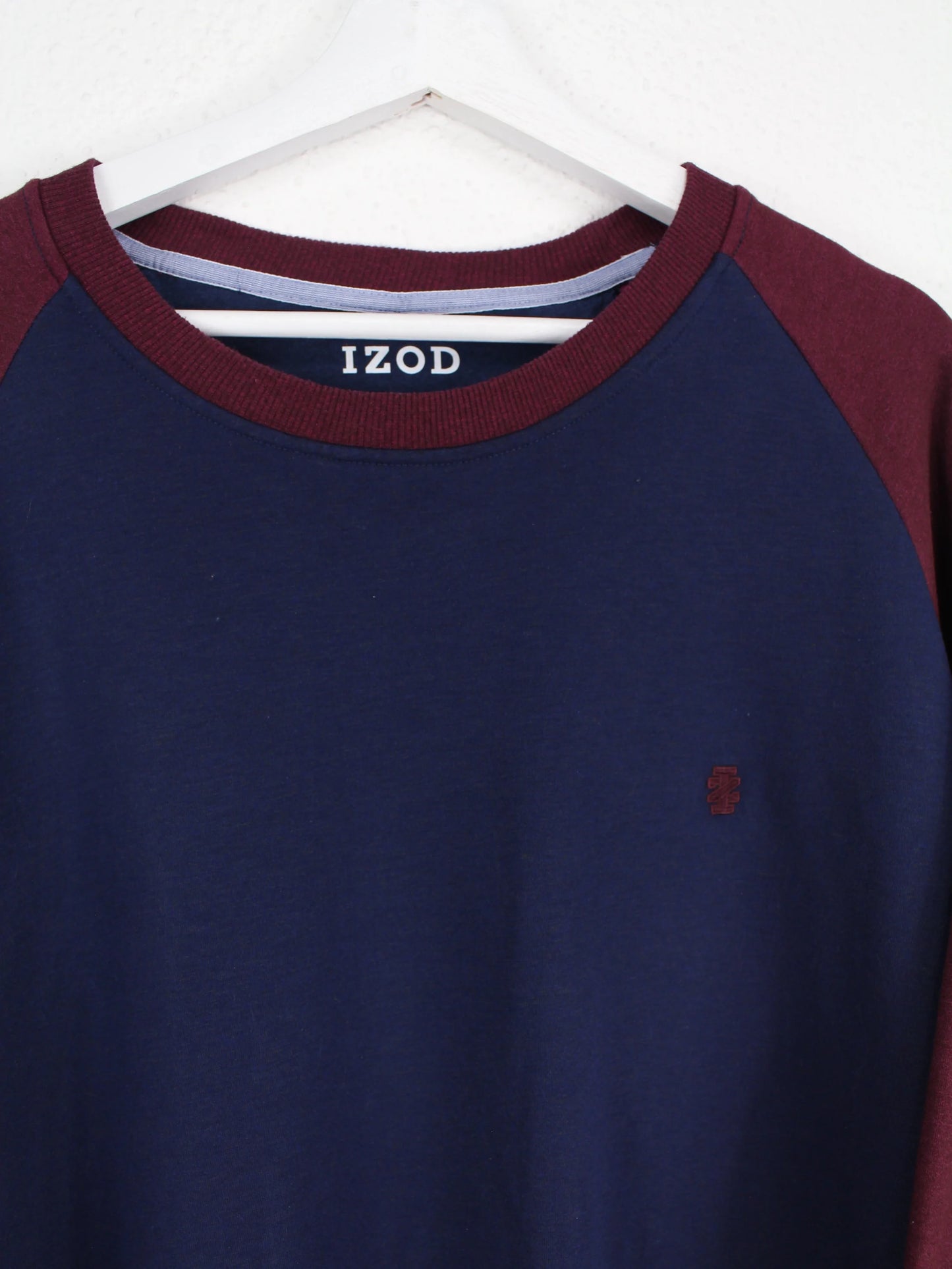 IZOD Sweater Blau / Rot XXL