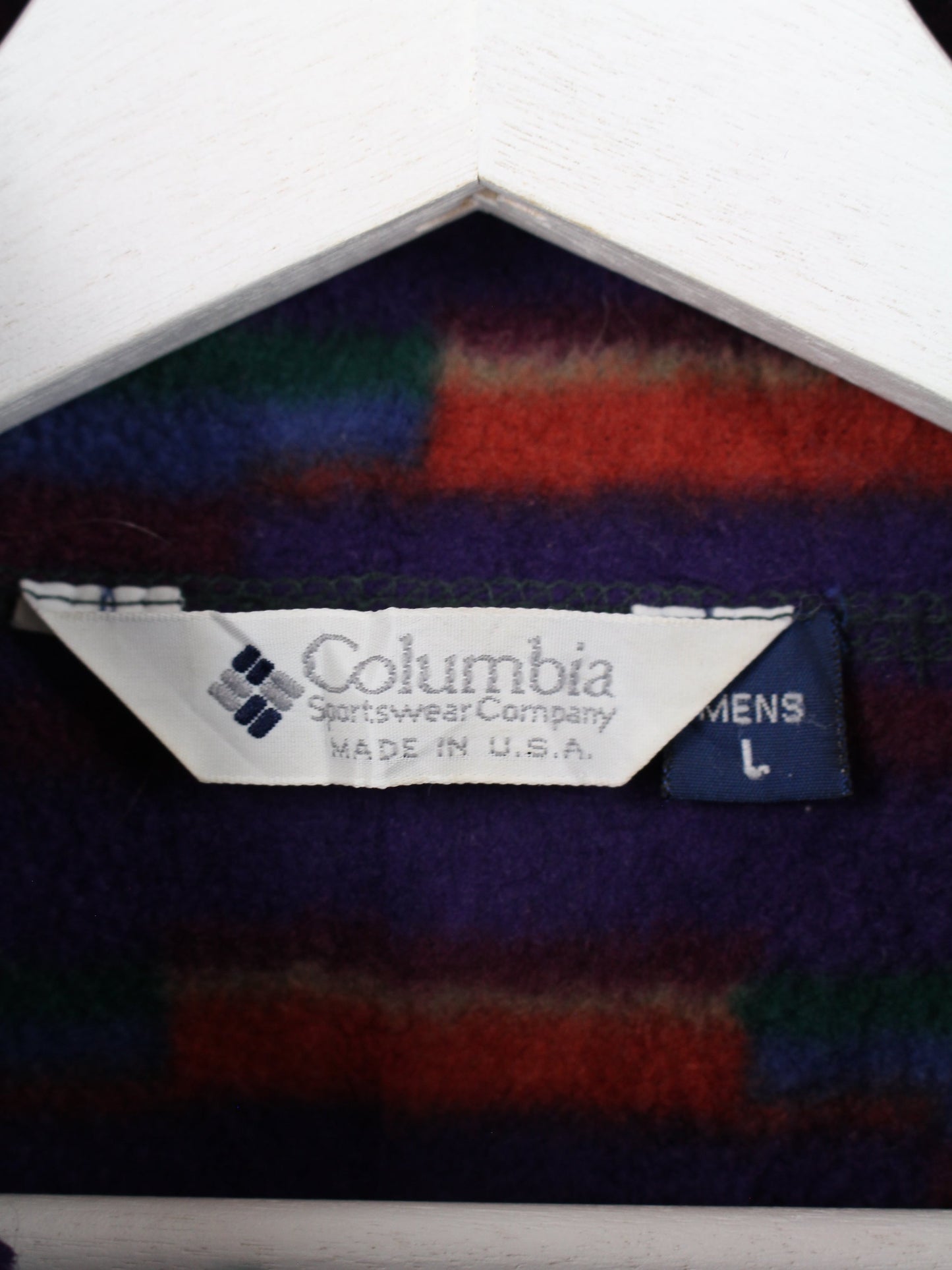 TEST Columbia 90s Fleece Oberteil Mehrfarbig L