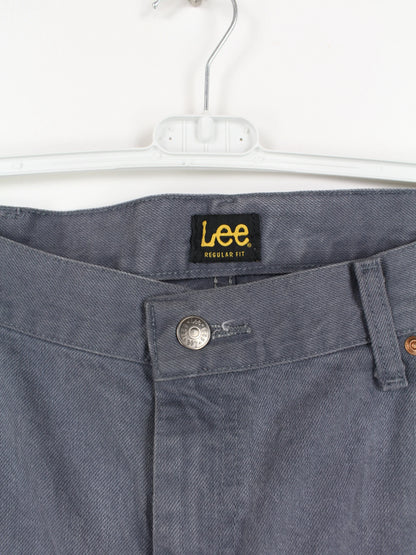 Lee Regular Fit Jeans Grau W42 L30