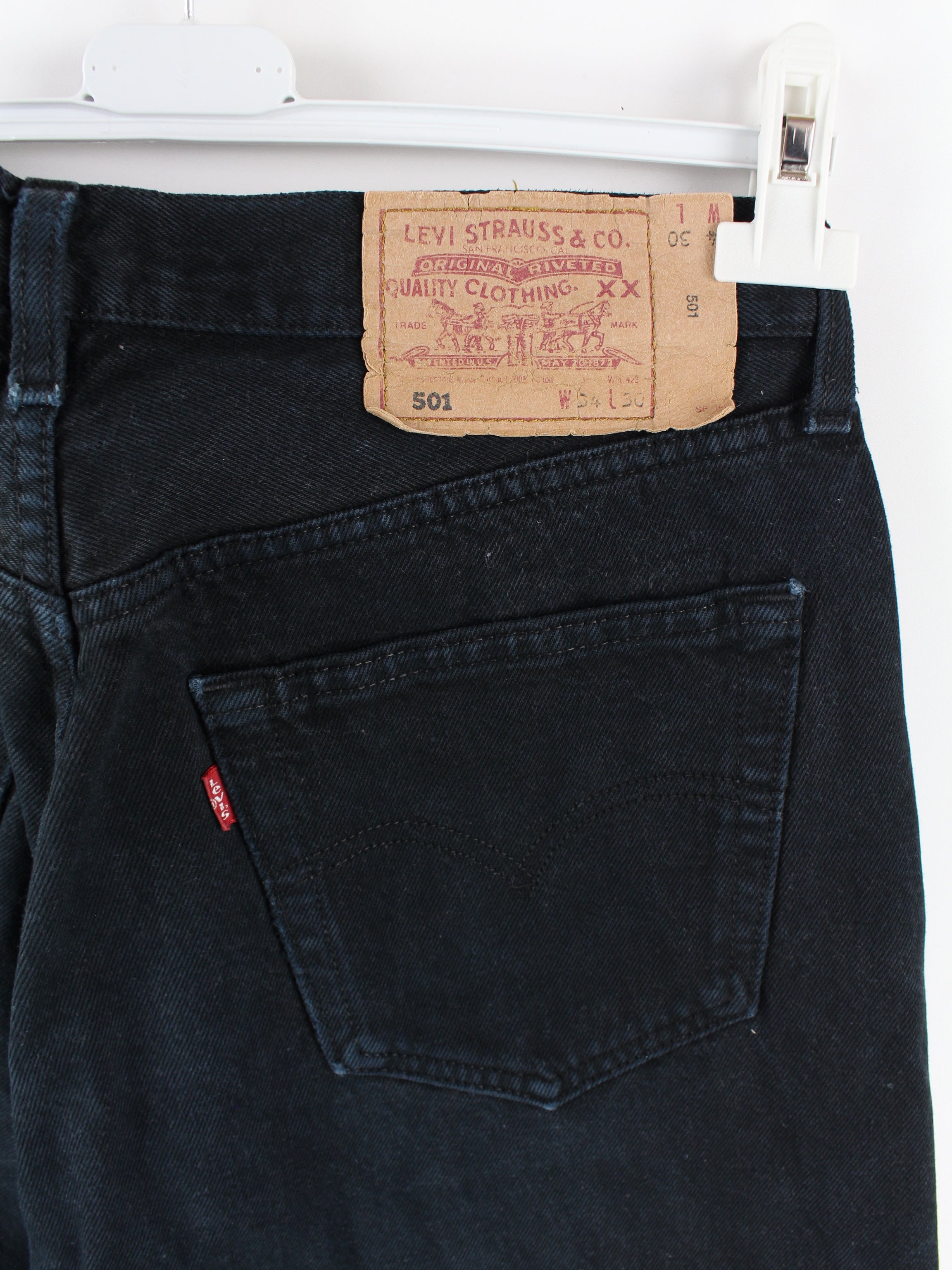 Vintage Levi Strauss Black Jeans W 34 outlet / L 30