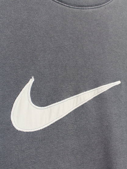 Nike Center Swoosh Sweater Grau L
