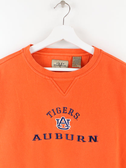Auburn Tigers Embroidered Sweater Orange L