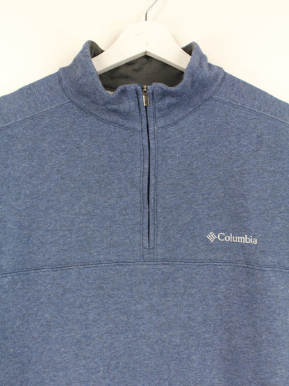 Columbia Zip Sweater Blau XL
