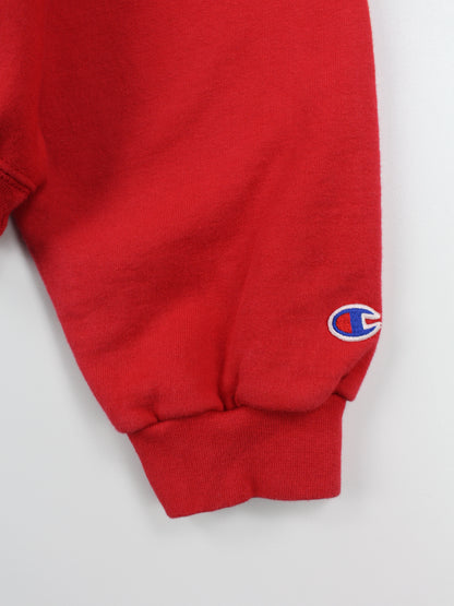 Champion Embroidered Sweater Rot 3XL