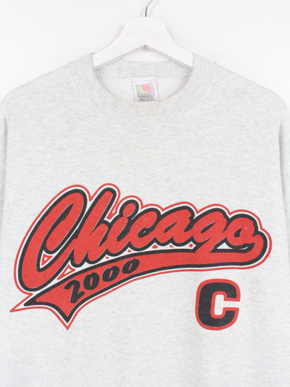 Vintage Chicago Print Sweater L