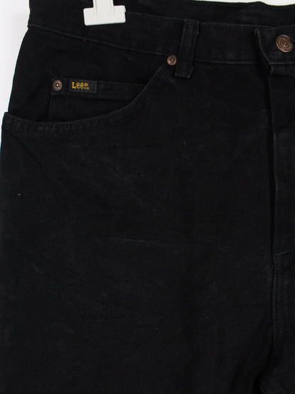 Lee Jeans Shorts Schwarz W36