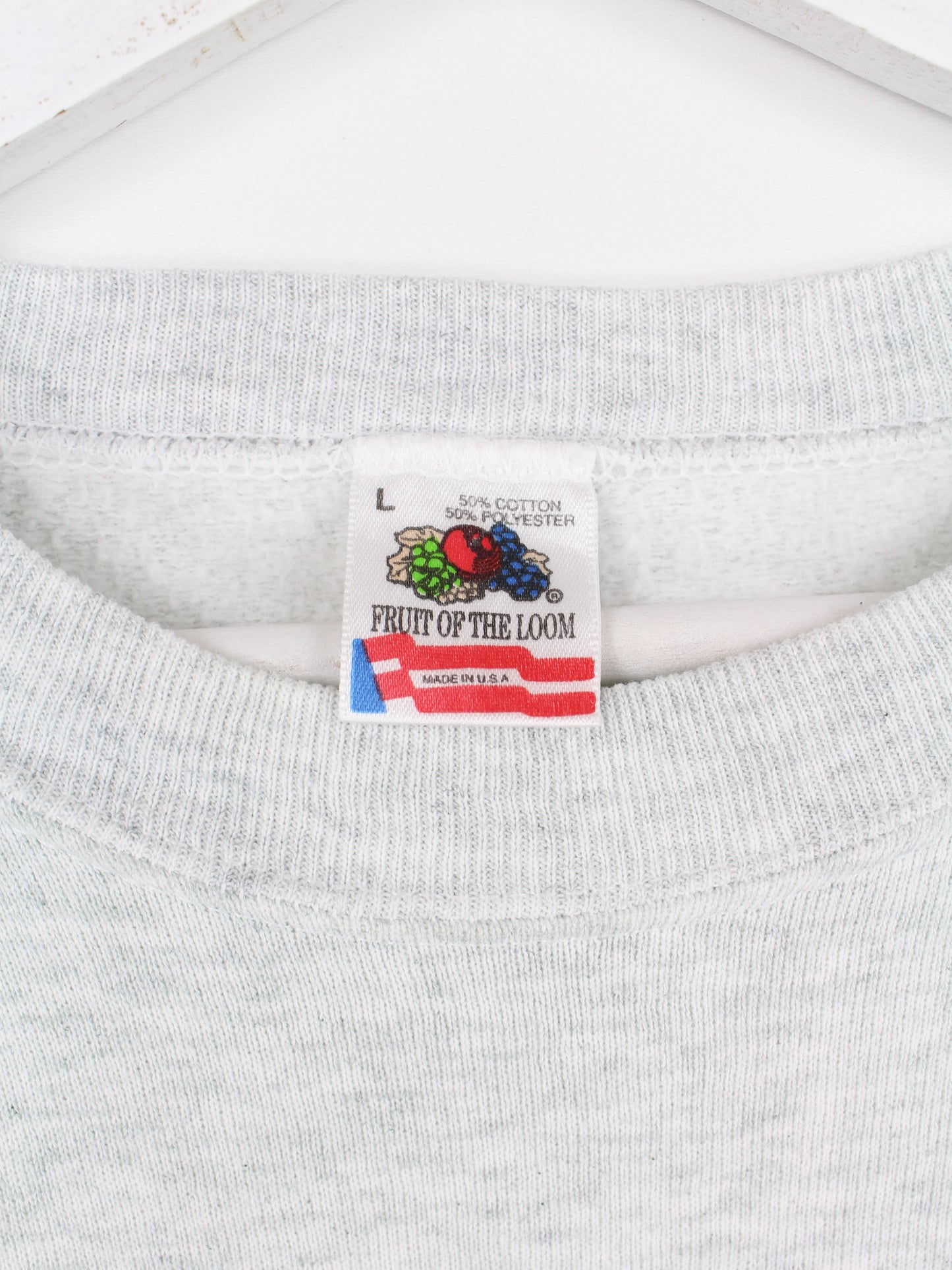 Fruit of the Loom Print sweater Grau L