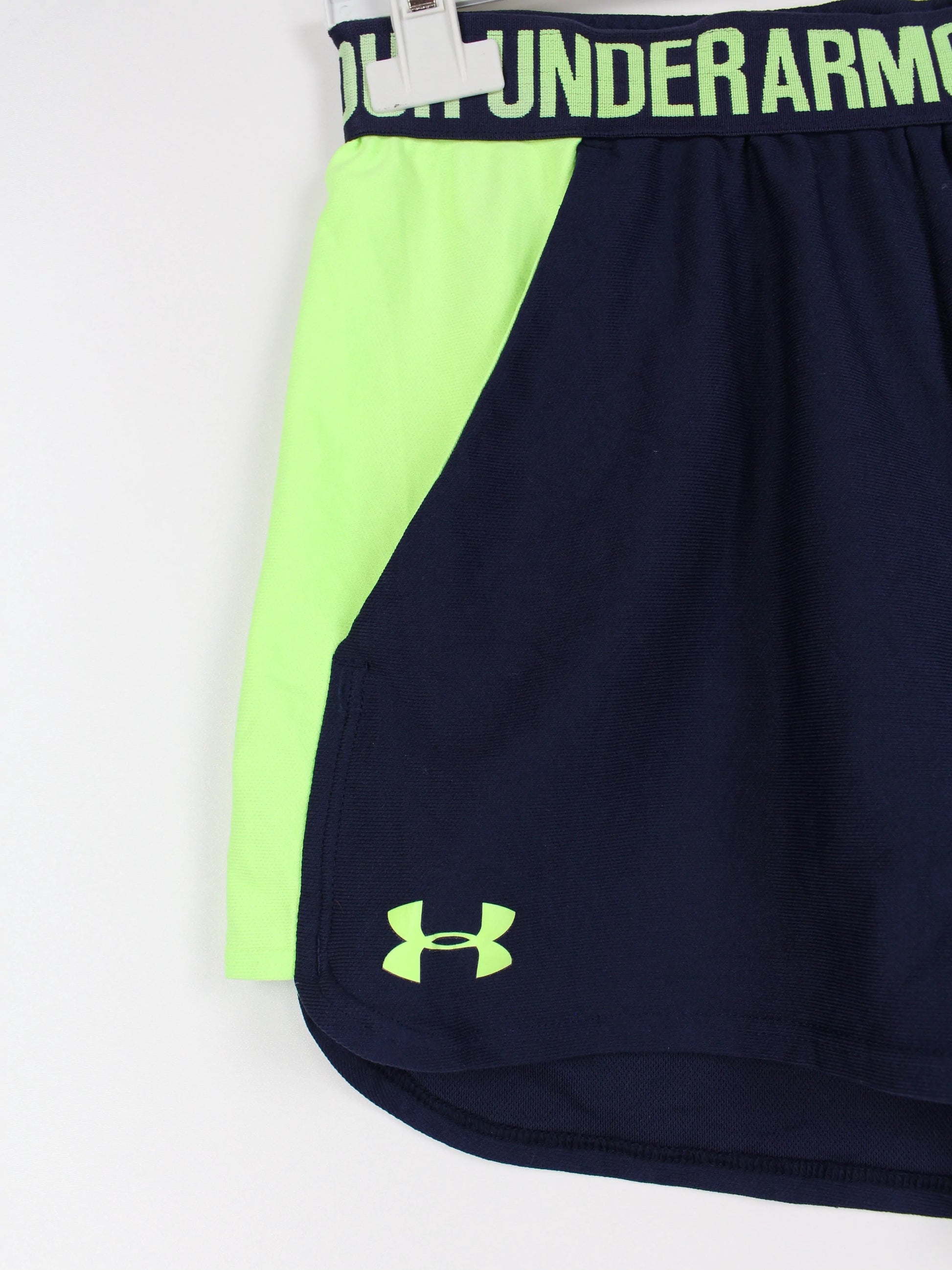 Under Armour Short de Sport Femme Bleu Vert S Peeces