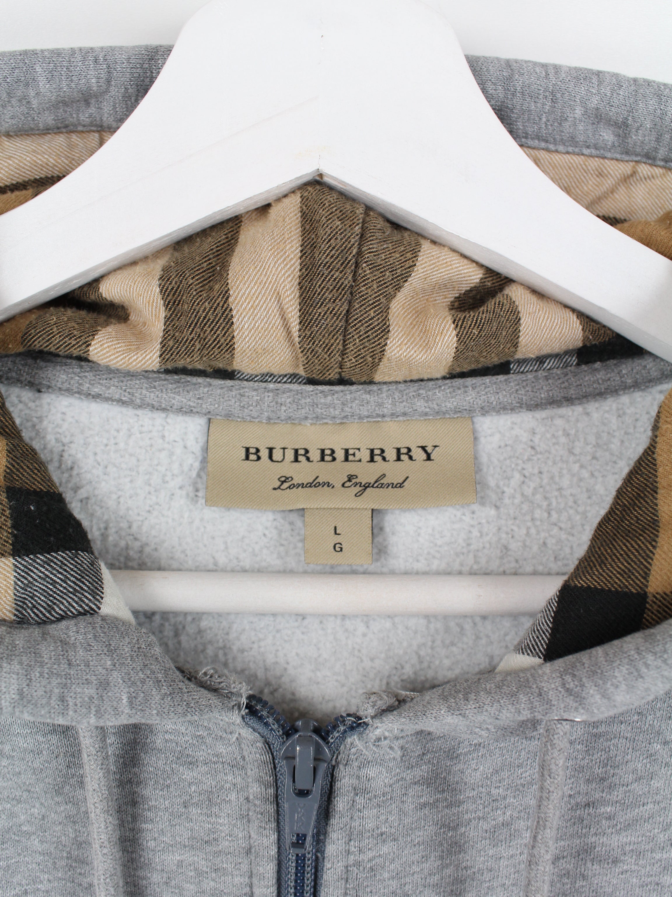 Burberry hotsell zip up