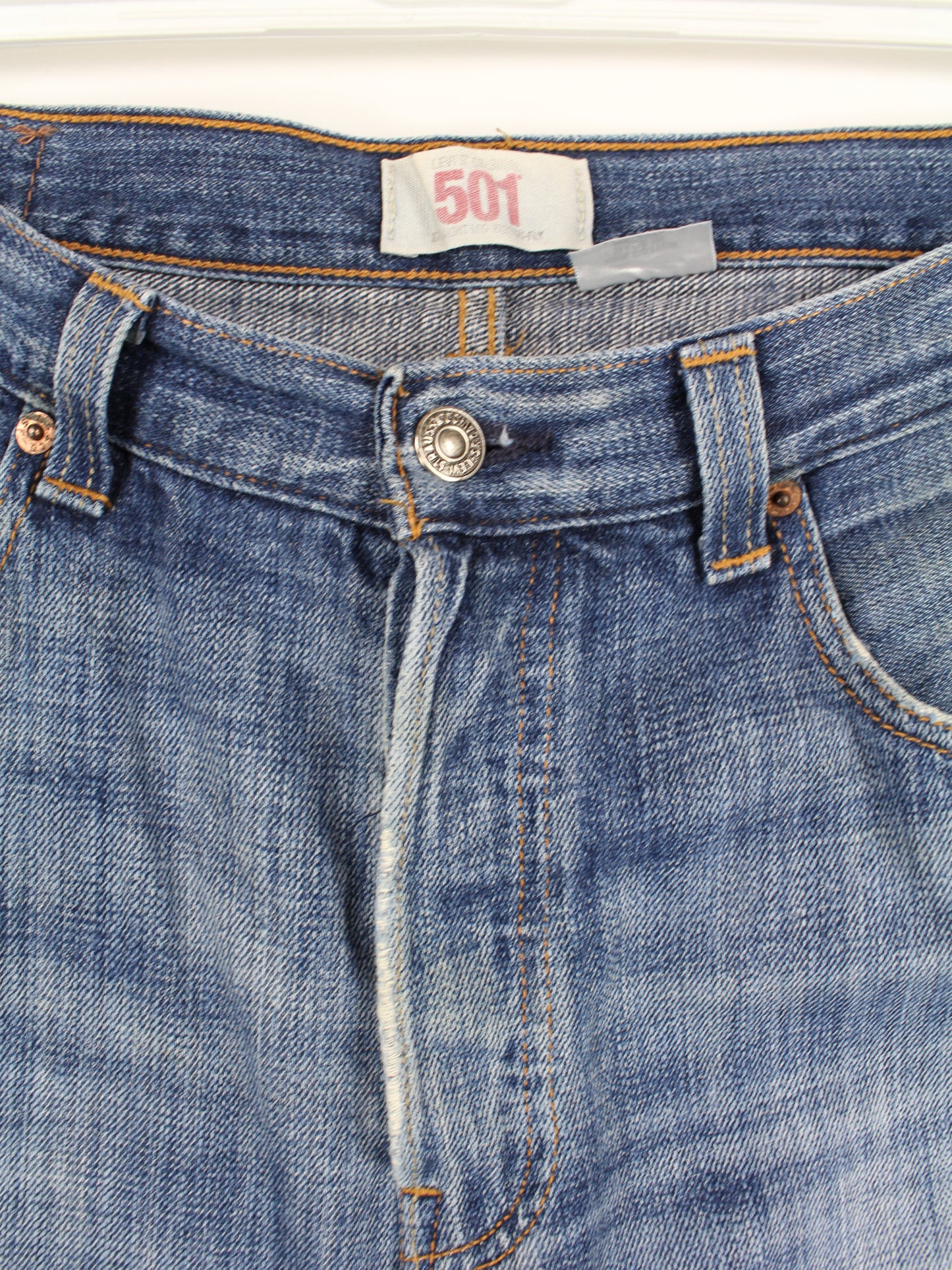 Levis 501 Jeans Blau W33 L32