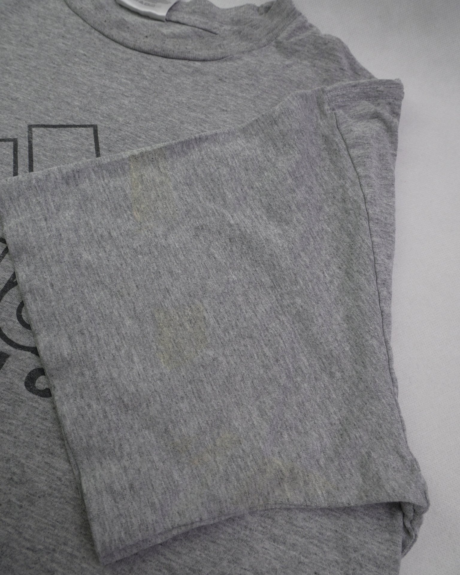 adidas Athletics printed Logo grey Shirt - Peeces