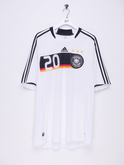 adidas embroidered Logo Deutschland Football Shirt - Peeces