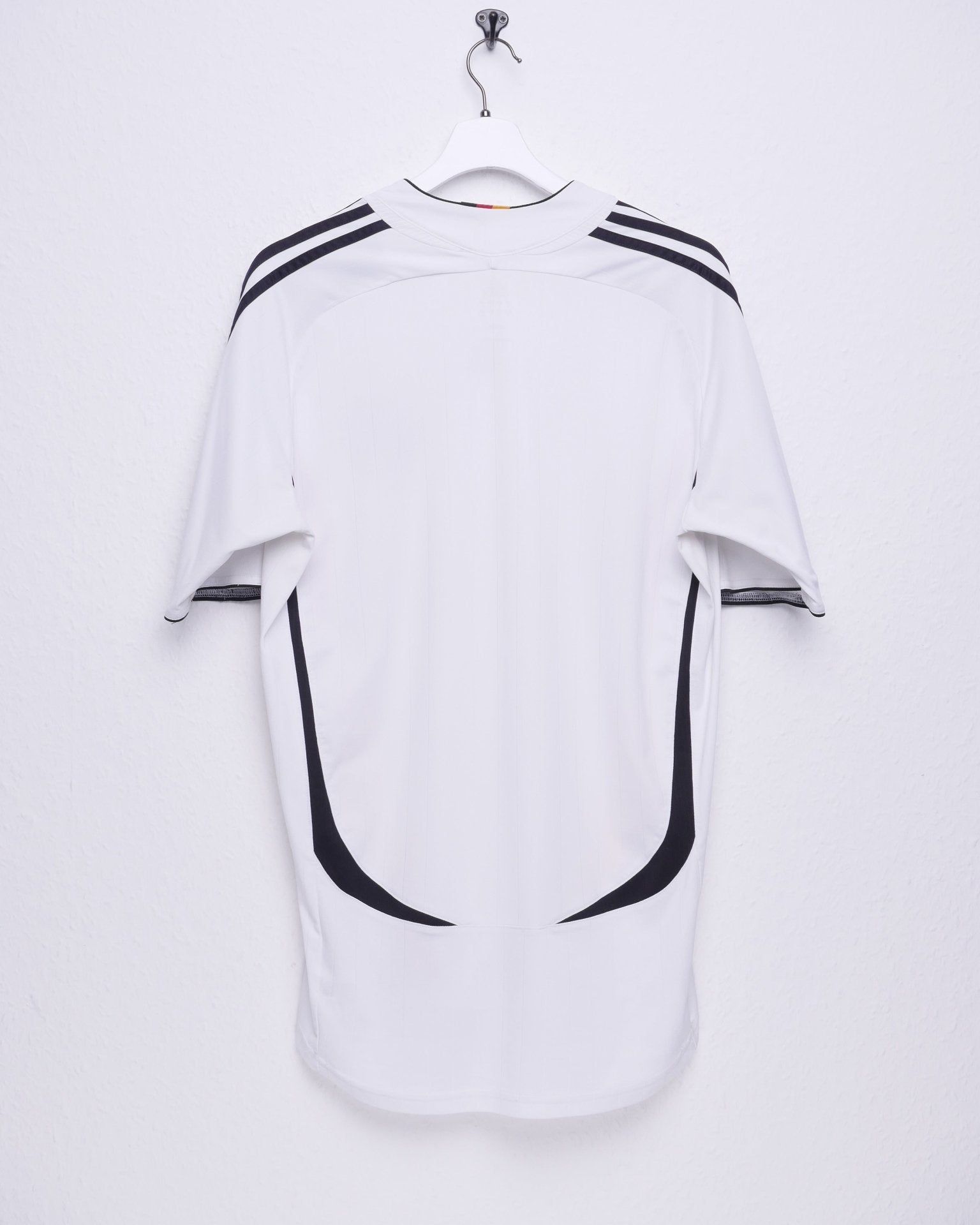adidas embroidered Logo 'German National Team' white Jersey Shirt - Peeces