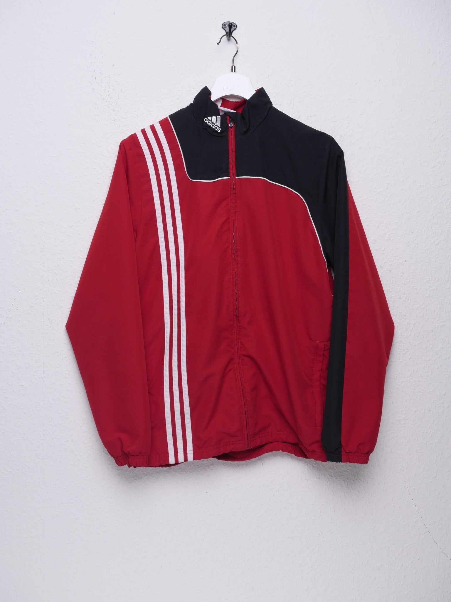 Adidas embroidered Logo 'JFG 3 Schlösser-Eck 07' Soccer two toned Track Jacket - Peeces