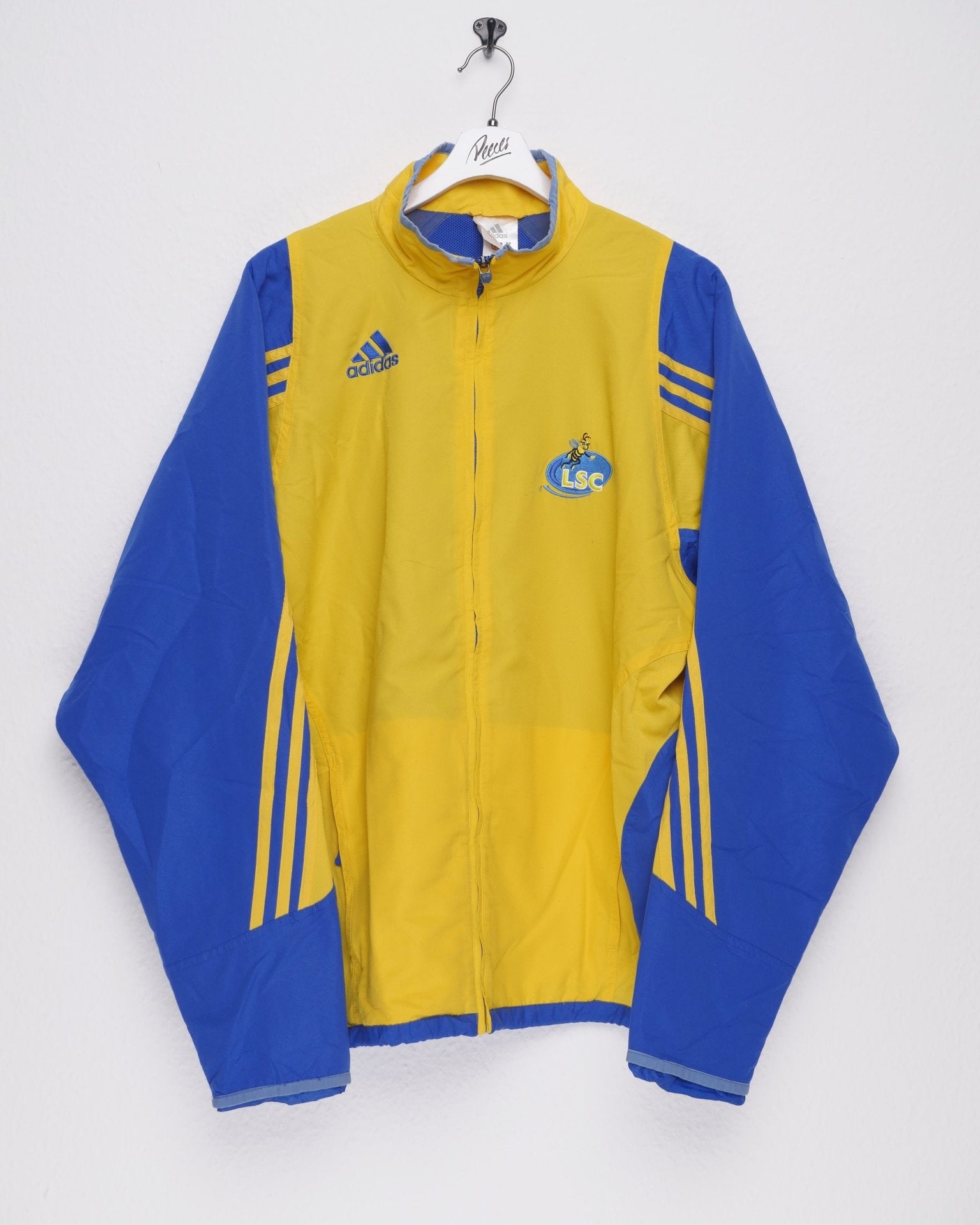 adidas embroidered Logo 'LSC' two toned Track Jacket - Peeces