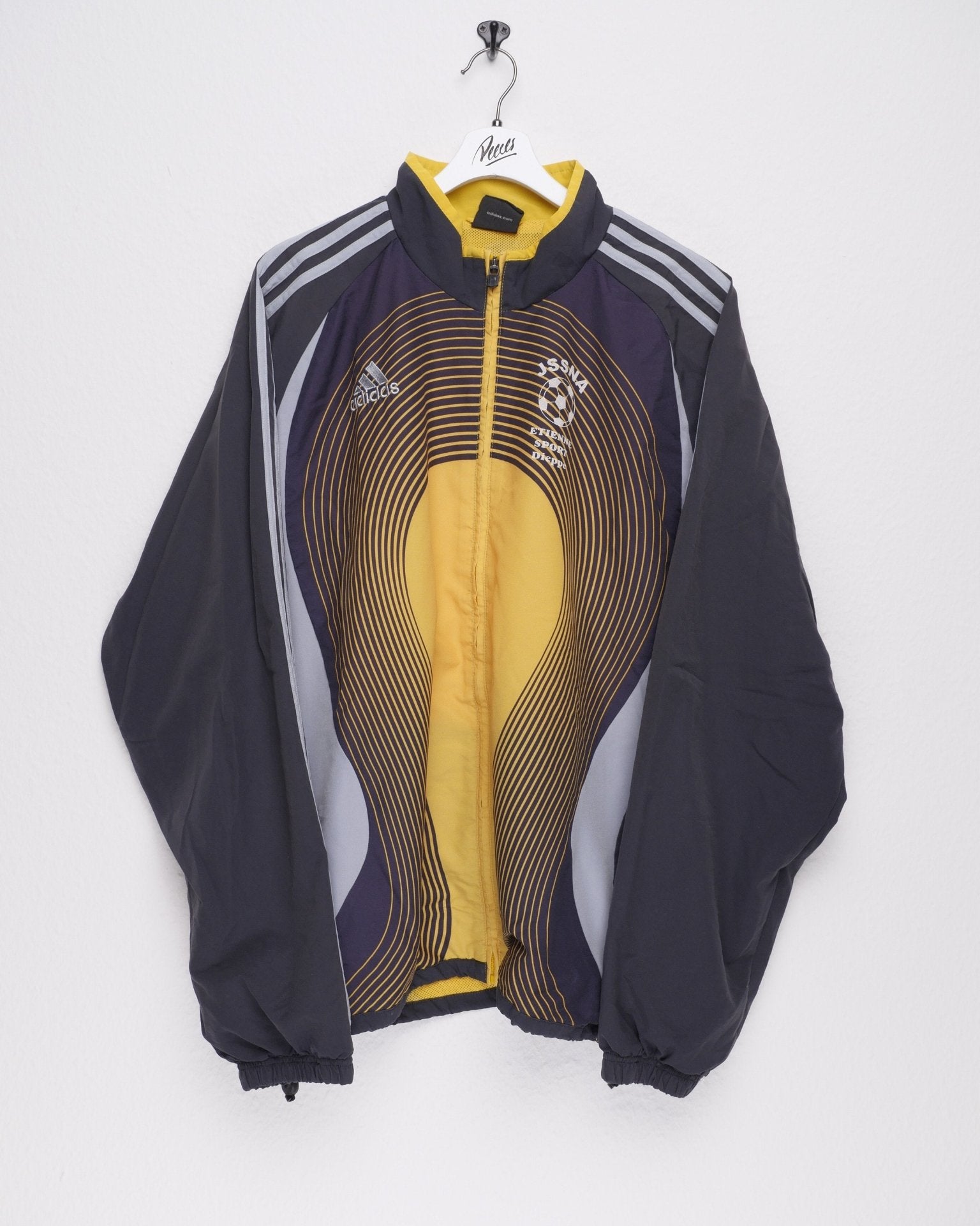 Adidas embroidered Logo multicoloured Track Jacket - Peeces