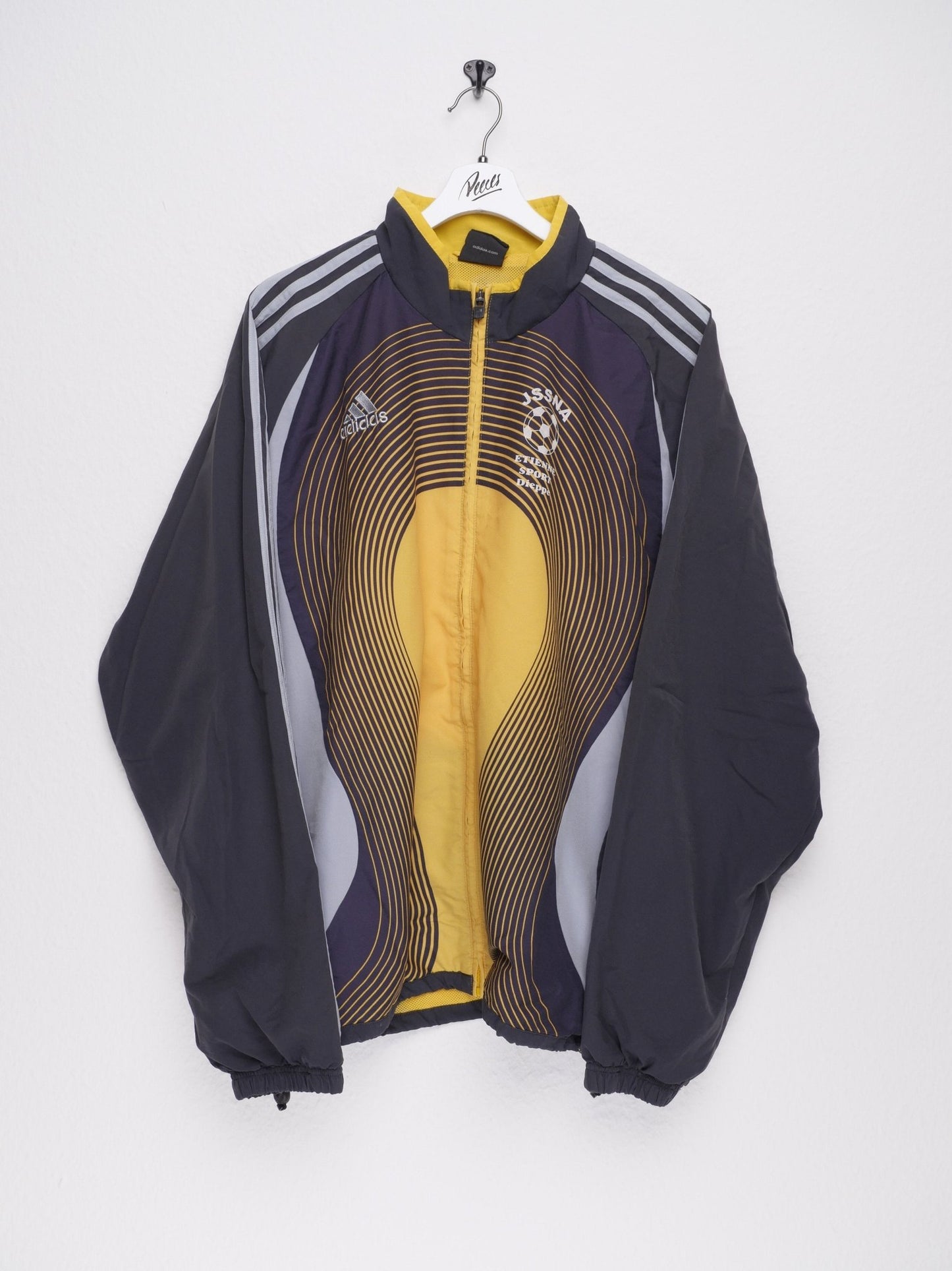 Adidas embroidered Logo multicoloured Track Jacket - Peeces