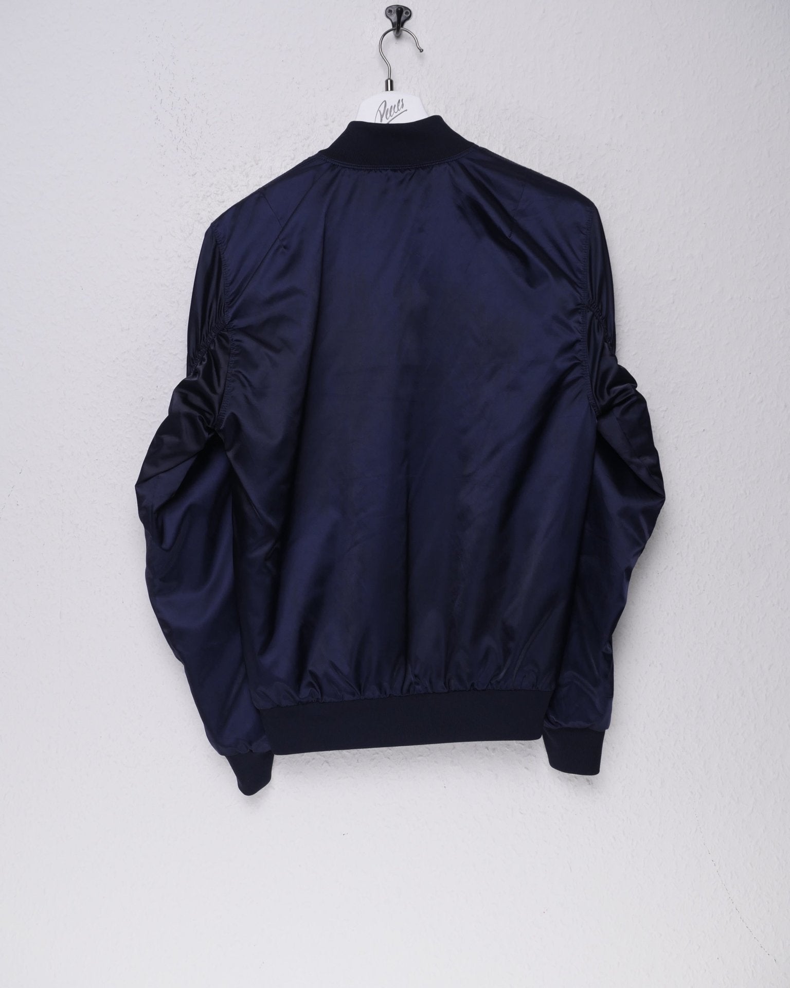 Adidas embroidered Logo navy College Jacket - Peeces