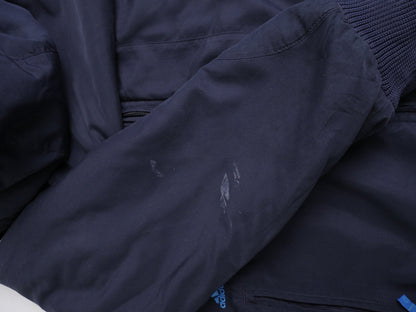 Adidas embroidered Logo navy Jacket - Peeces