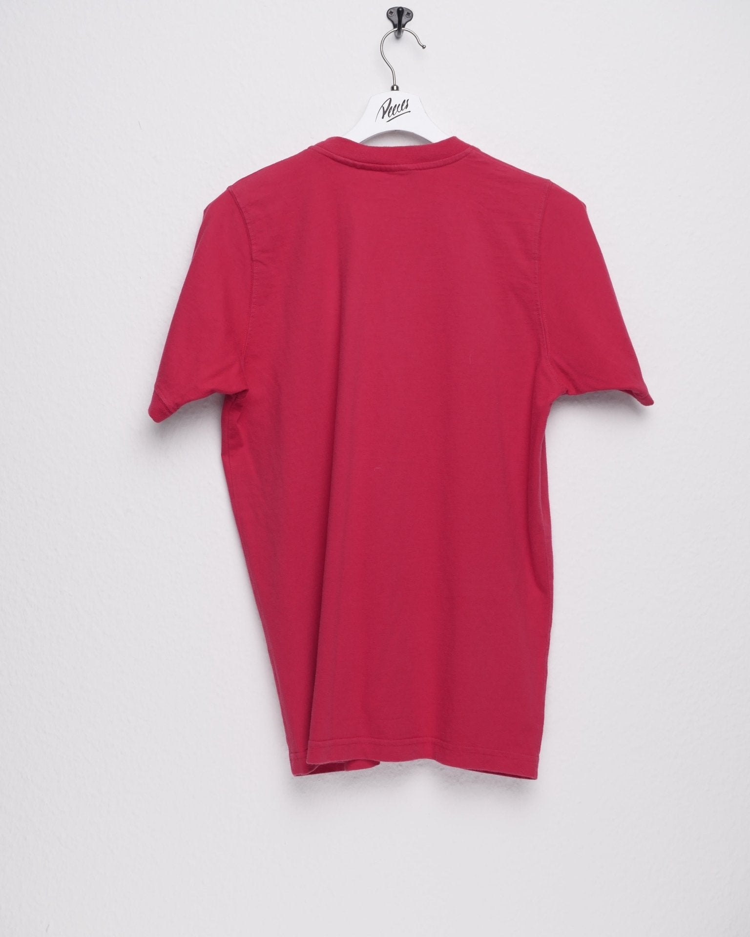 adidas embroidered Logo red Shirt - Peeces