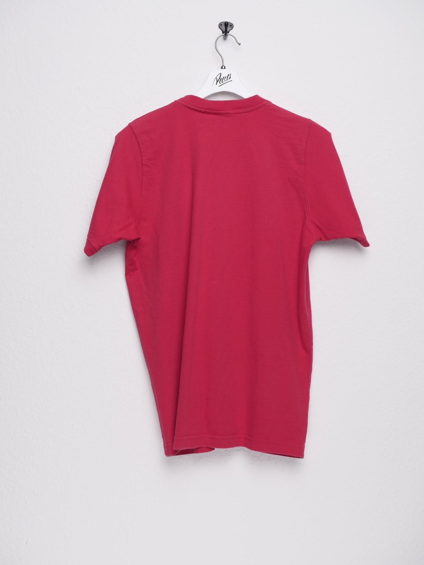 adidas embroidered Logo red Shirt - Peeces