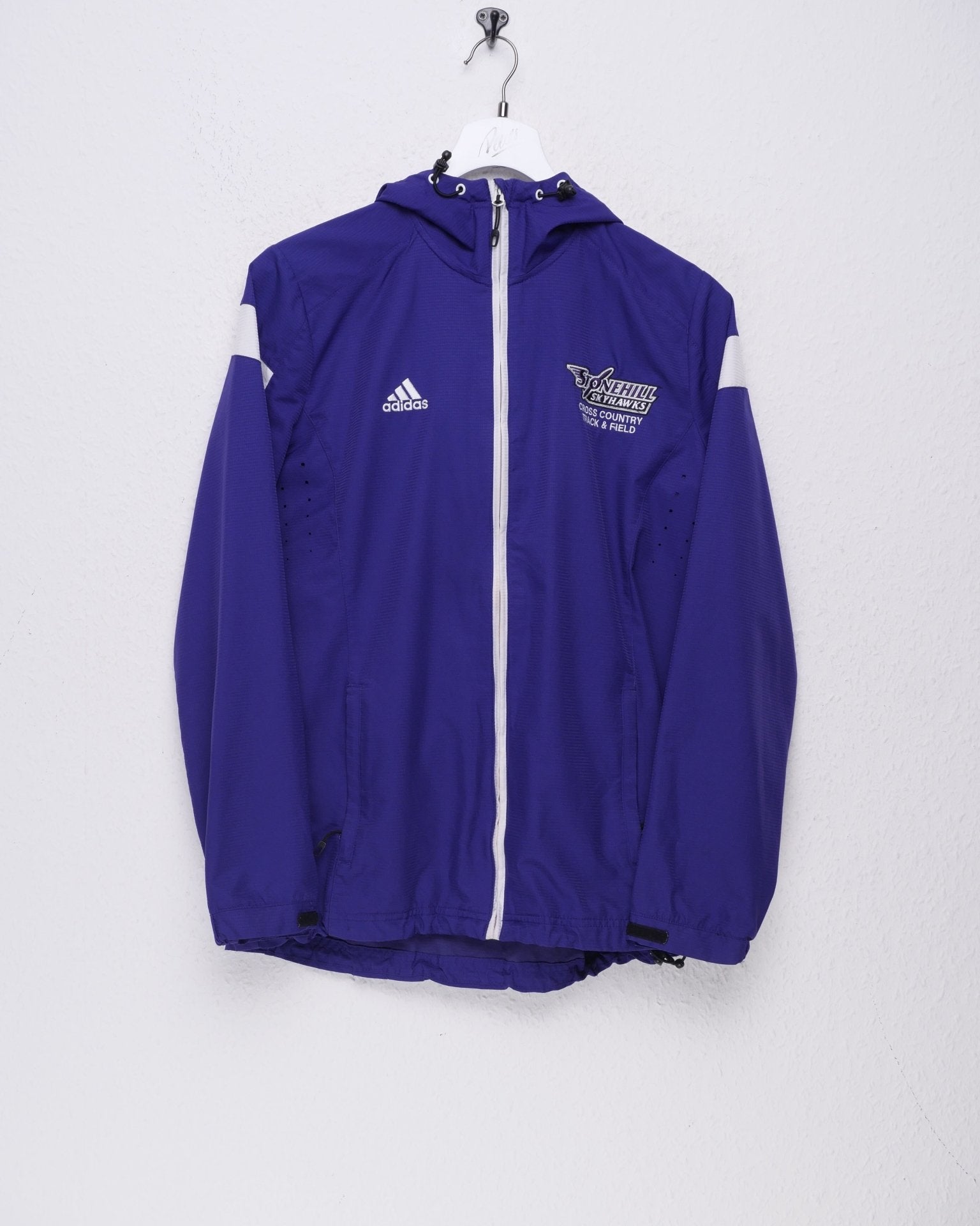 Adidas embroidered Logo 'Stonehill Seahawks' purple Track Jacket - Peeces