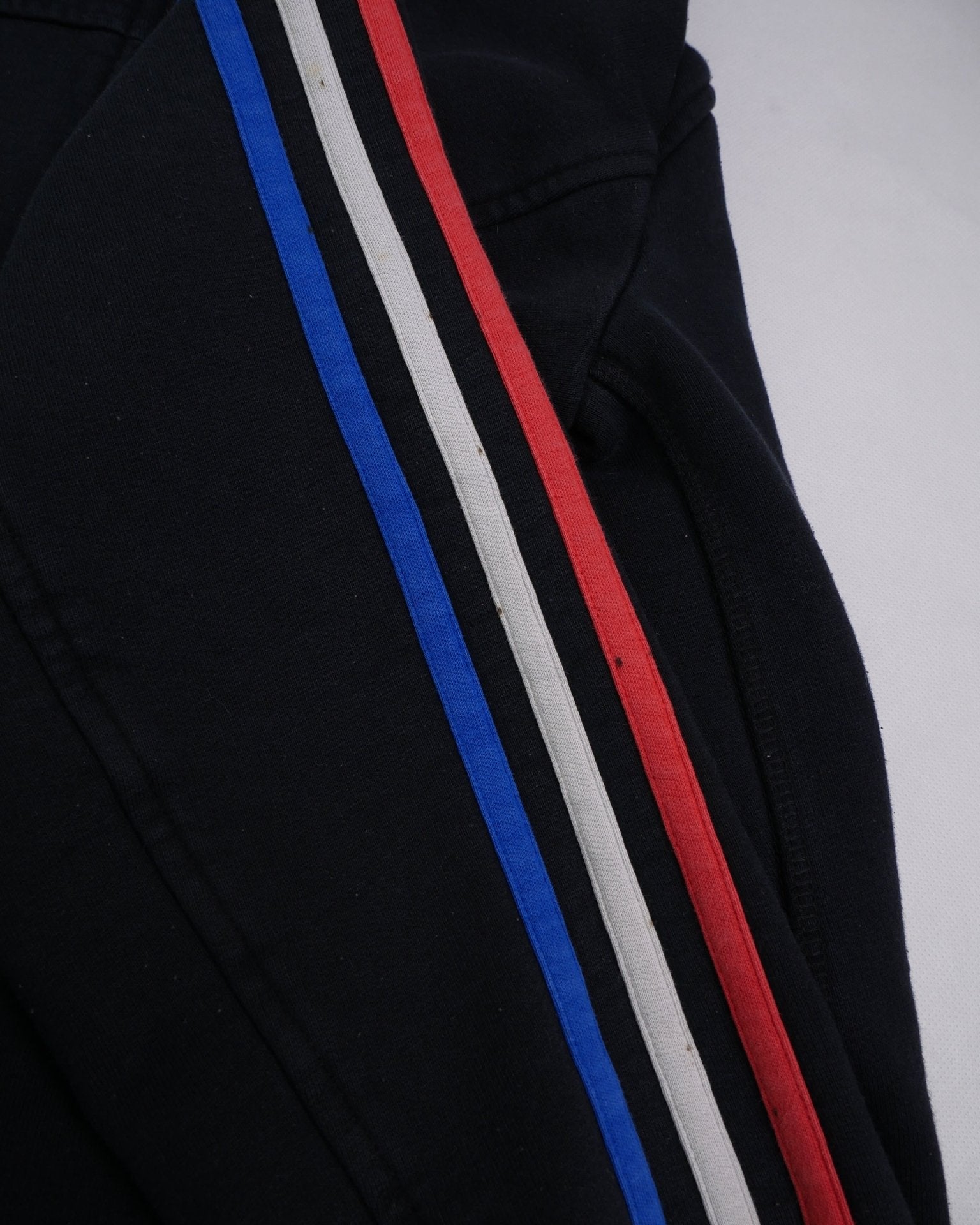 adidas embroidered Logo three stripes Zip Hoodie - Peeces
