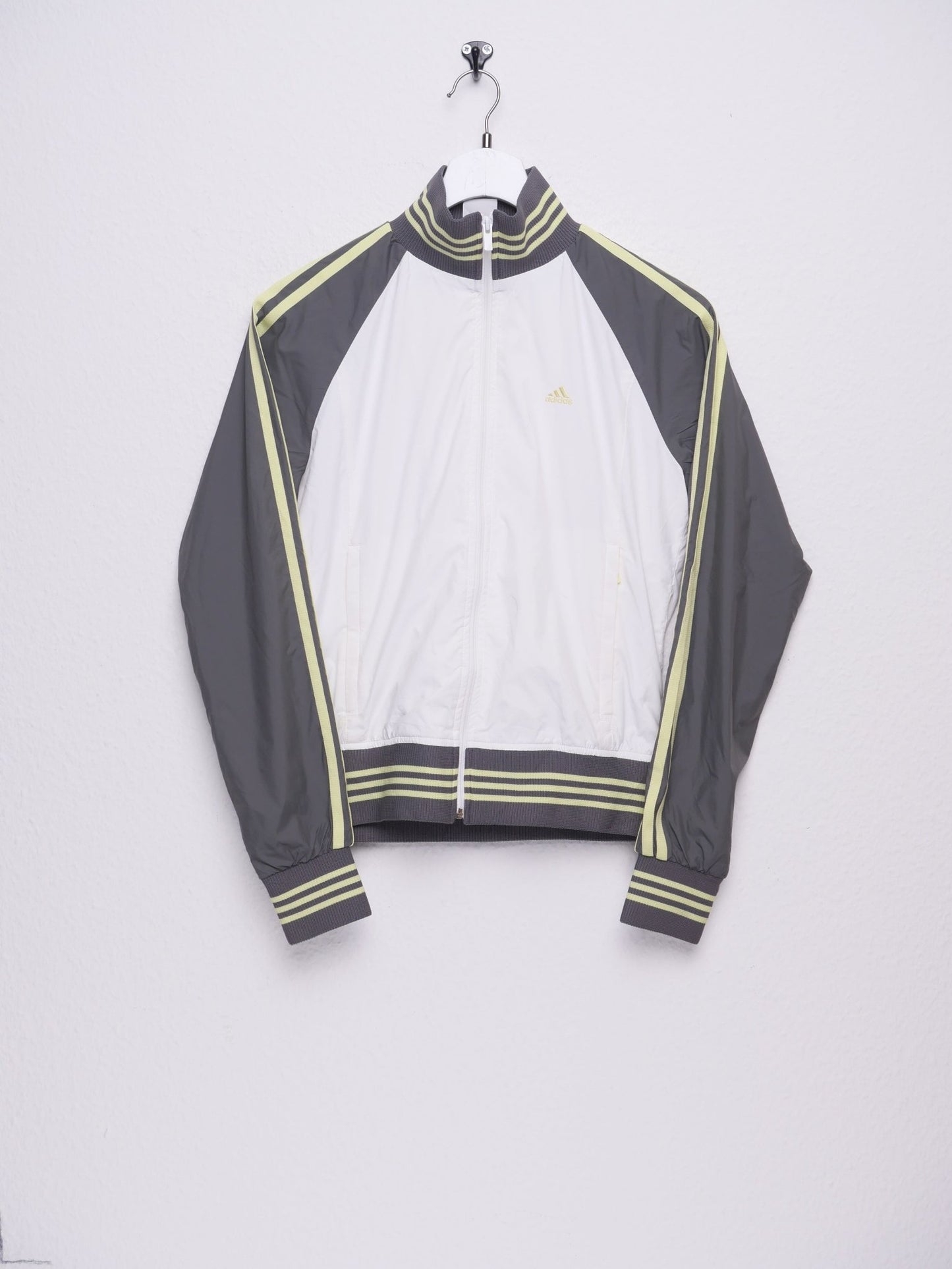 Adidas embroidered Logo three toned Track Jacket - Peeces