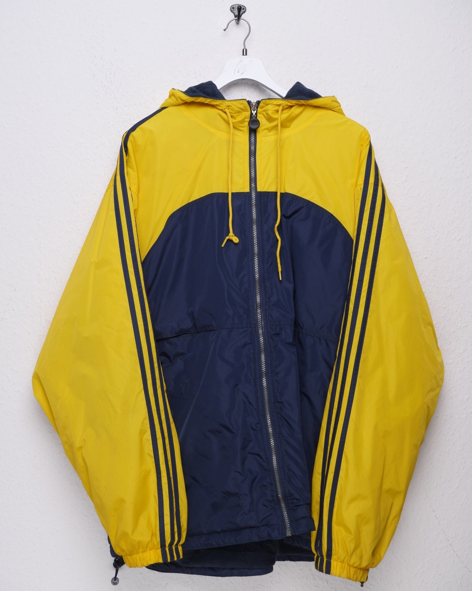 Adidas embroidered Logo two toned heavy Jacket - Peeces