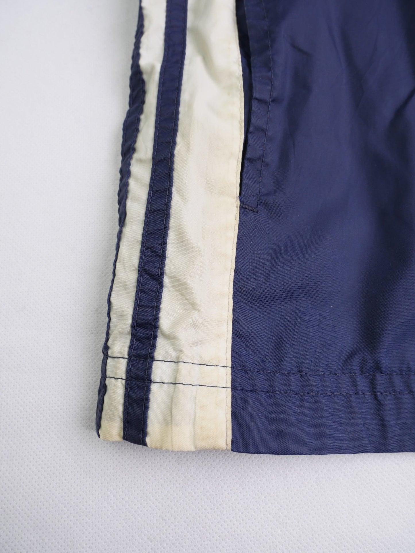 Adidas embroidered Logo Vintage navy Windbreaker Track Jacke - Peeces