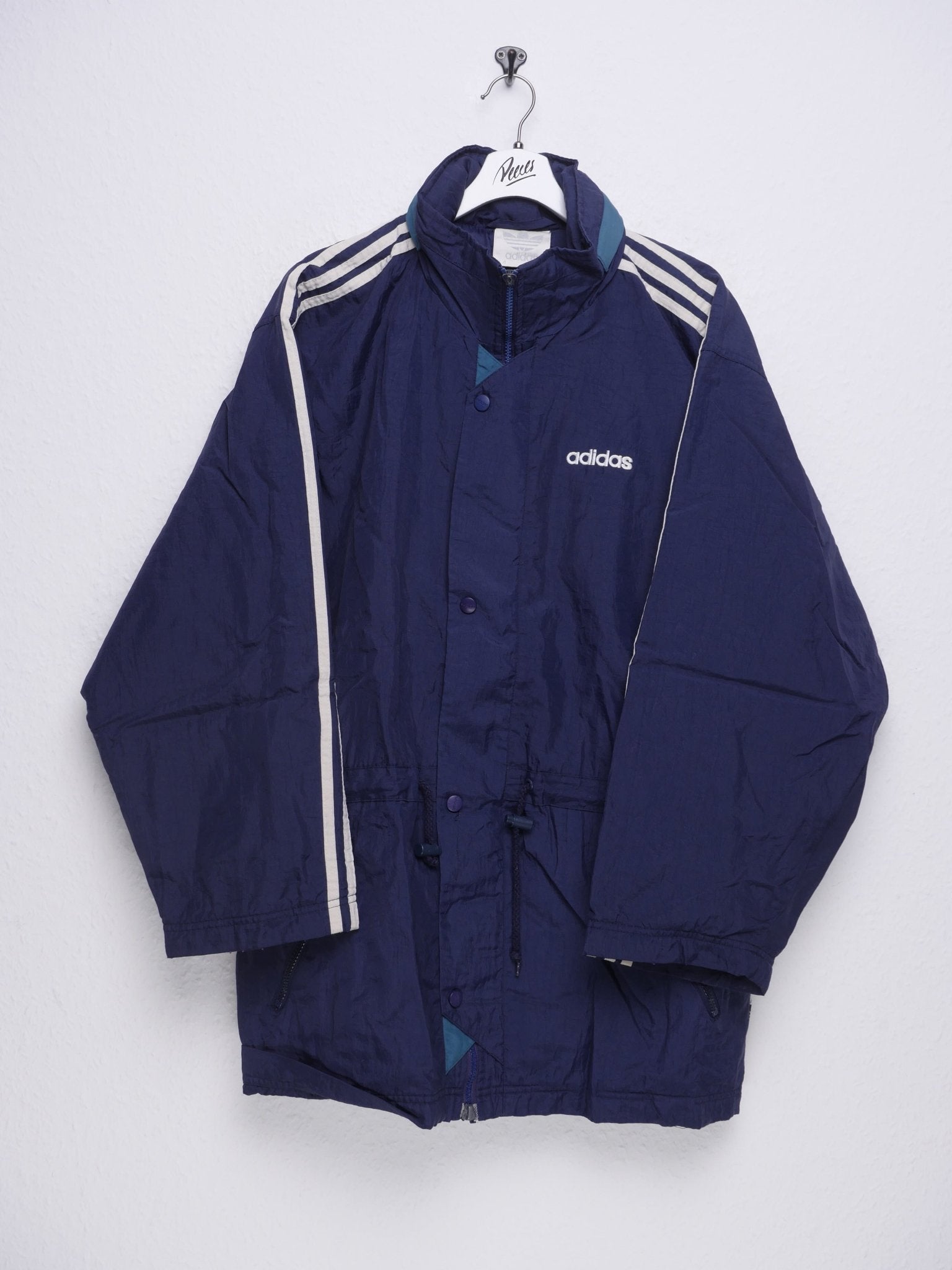 Adidas embroidered Spellout Vintage Heavy Jacke - Peeces