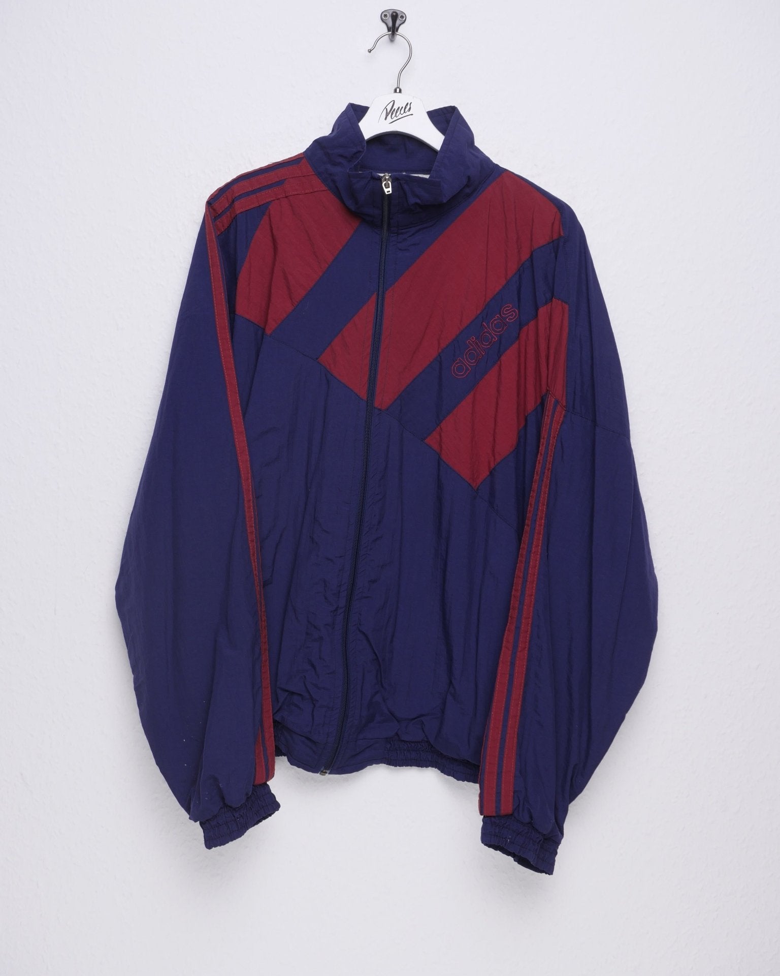 Adidas embroidered Spellout Vintage Track Jacke - Peeces
