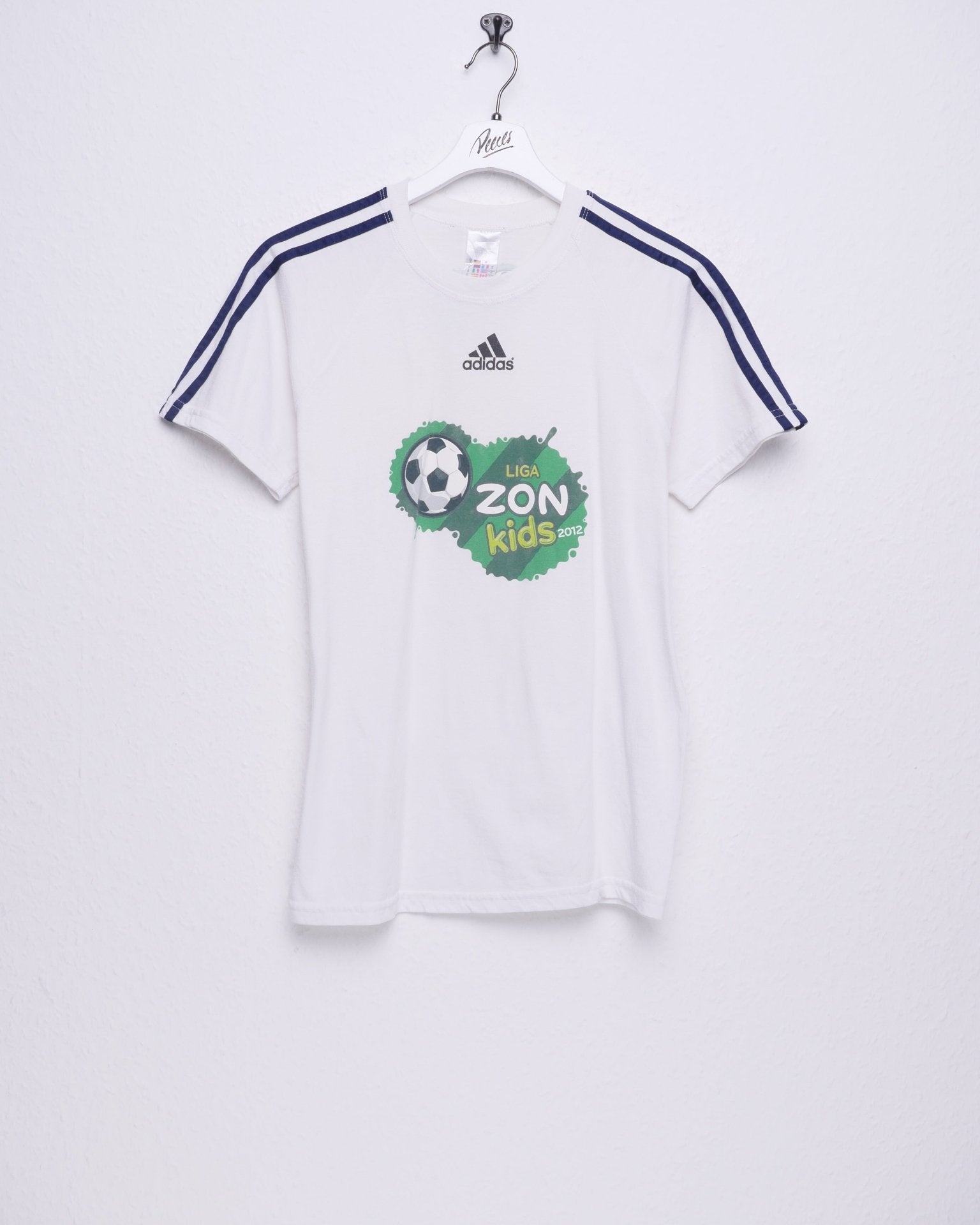adidas Liga Zon Kids 2012 printed Logo white Shirt - Peeces