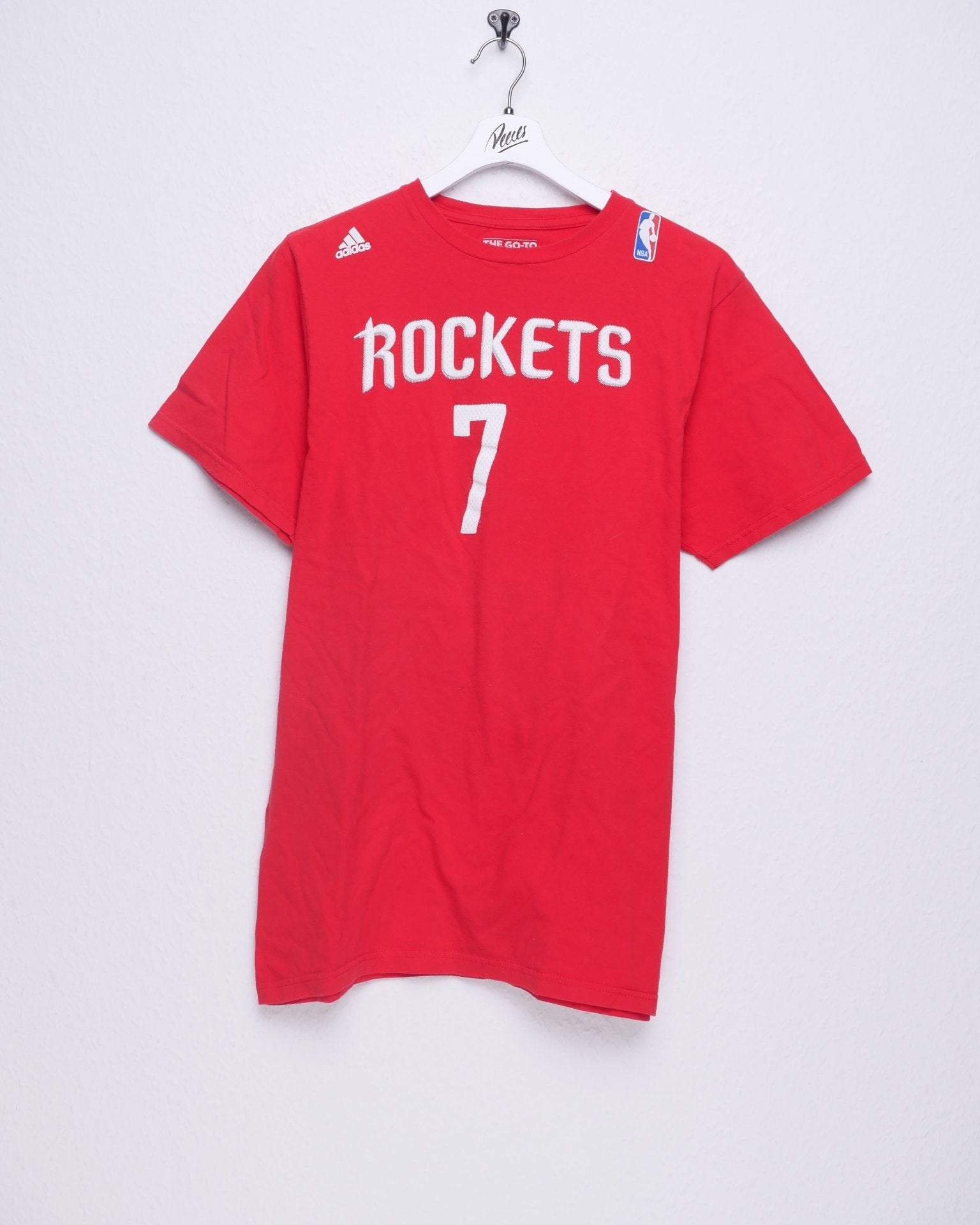 Adidas NBA Rockets printed Logo red Shirt - Peeces