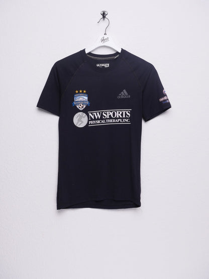 Adidas Premier Football Club printed Logo Shirt - Peeces